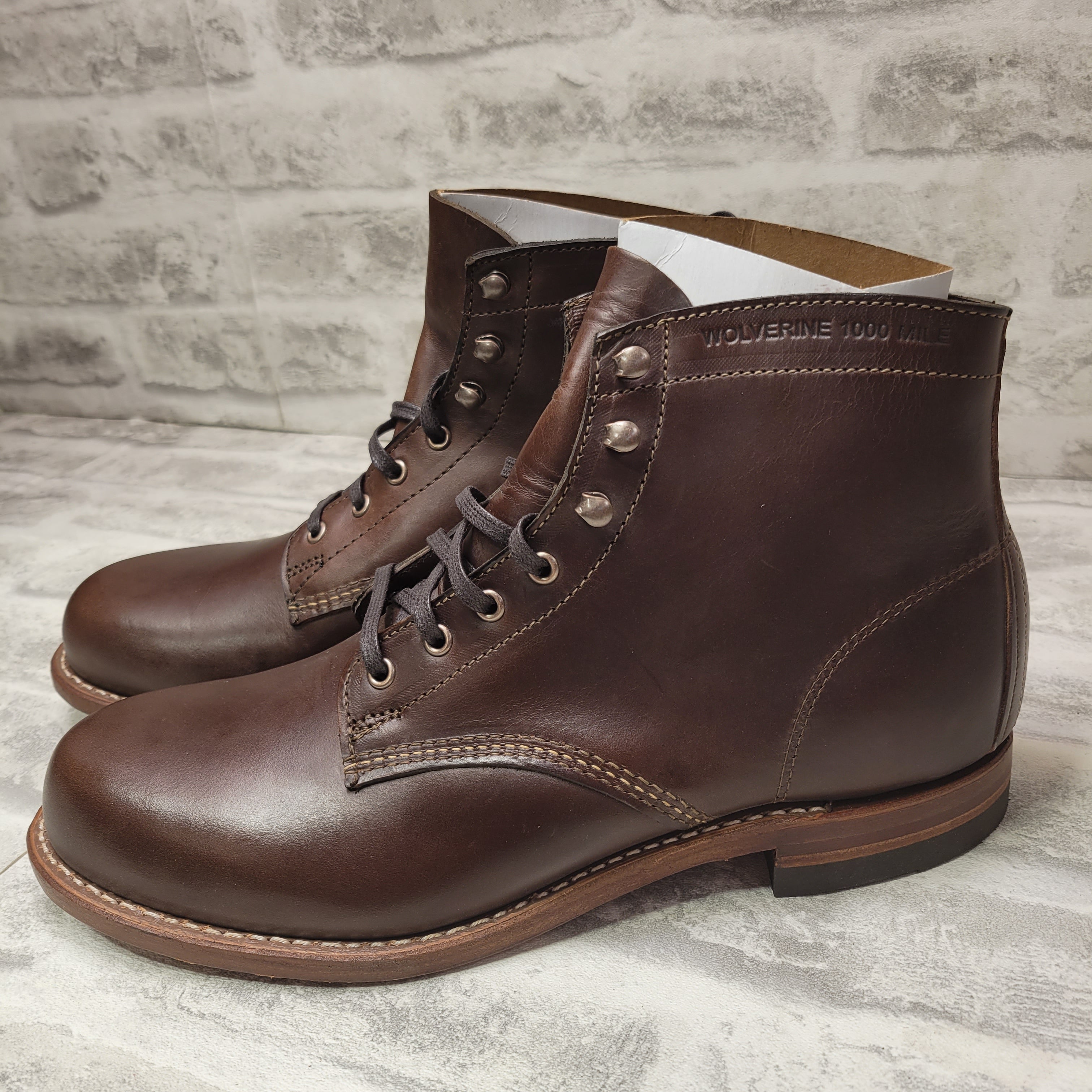 WOLVERINE Men's 1000 Mile Fashion Boot (10, Brown Leather) (7776259965166)