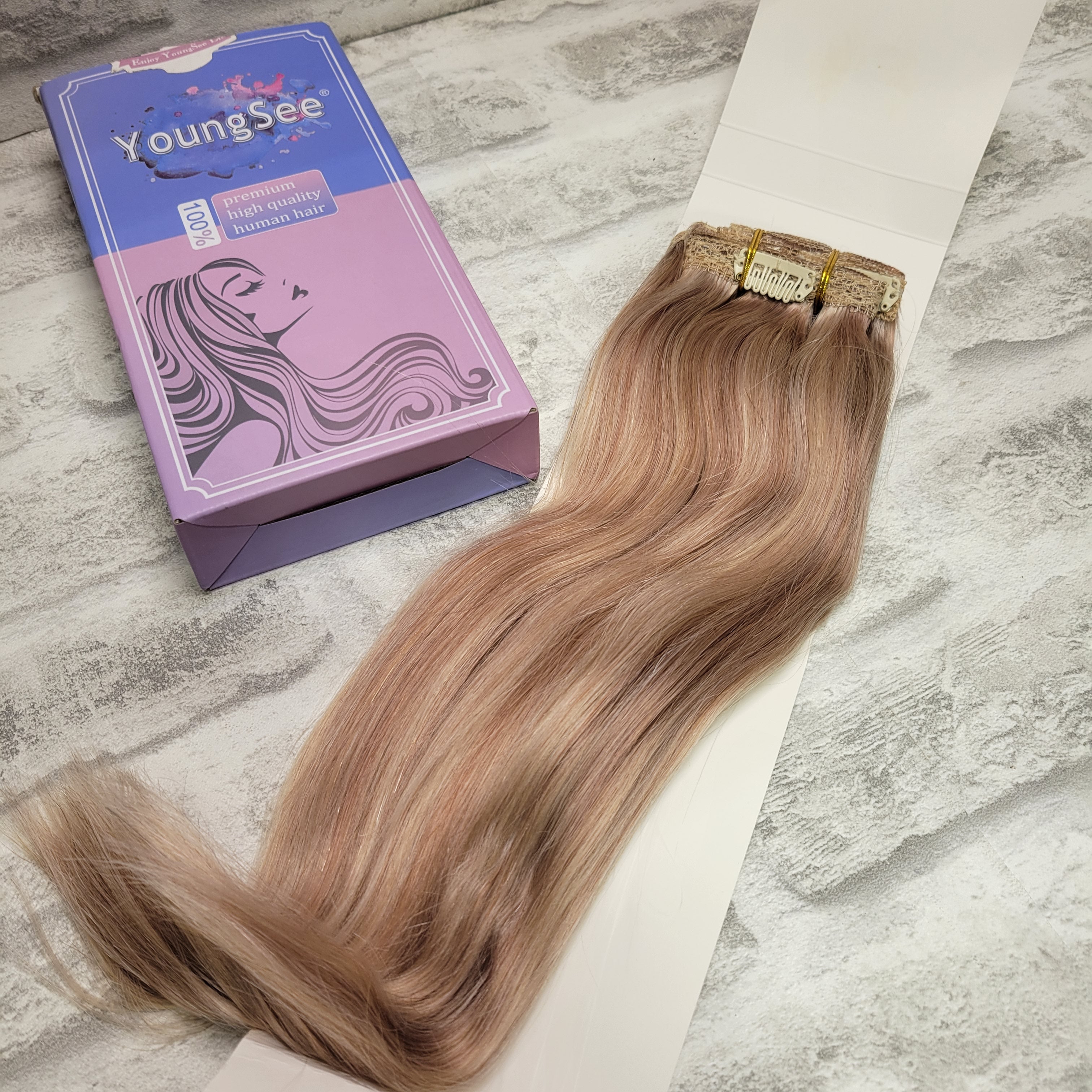 Young See Clip-In Human Hair Extensions 14