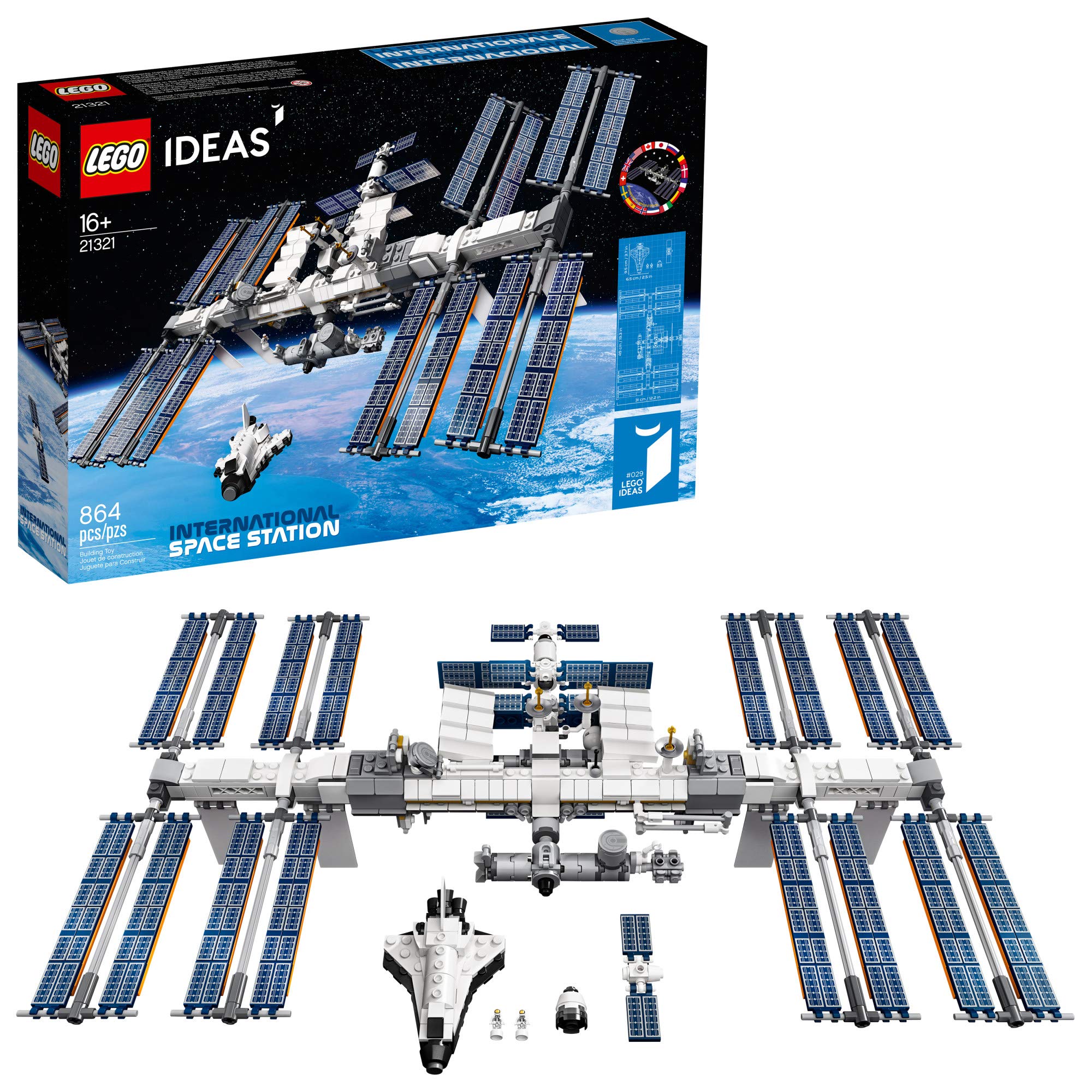 LEGO Ideas International Space Station 21321 Building Kit, (864 Pieces) (7603199803630)