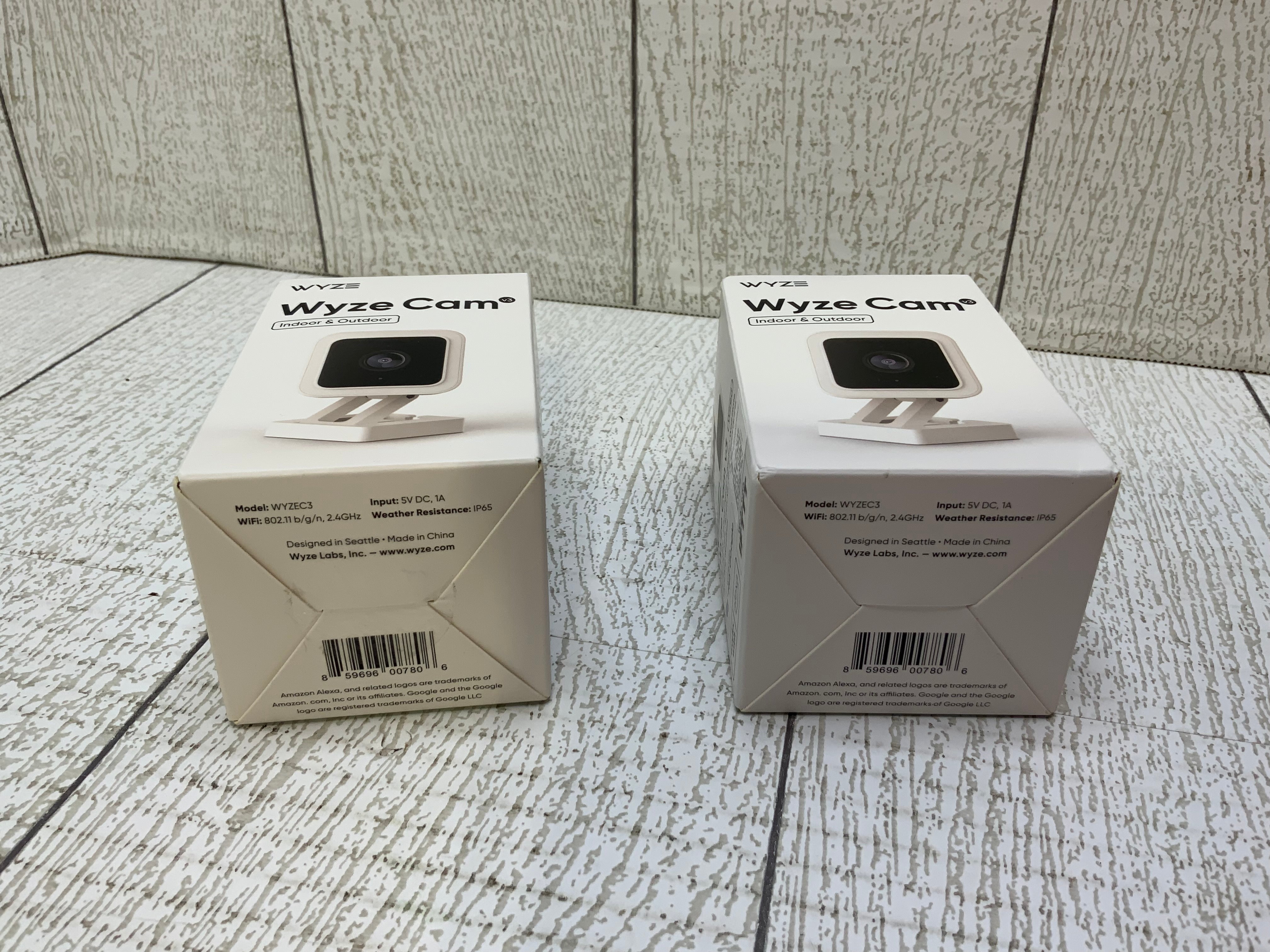 Wyze Cam v3 Camera, 2-Pack (Indoor & Outdoor) (7957876343022)