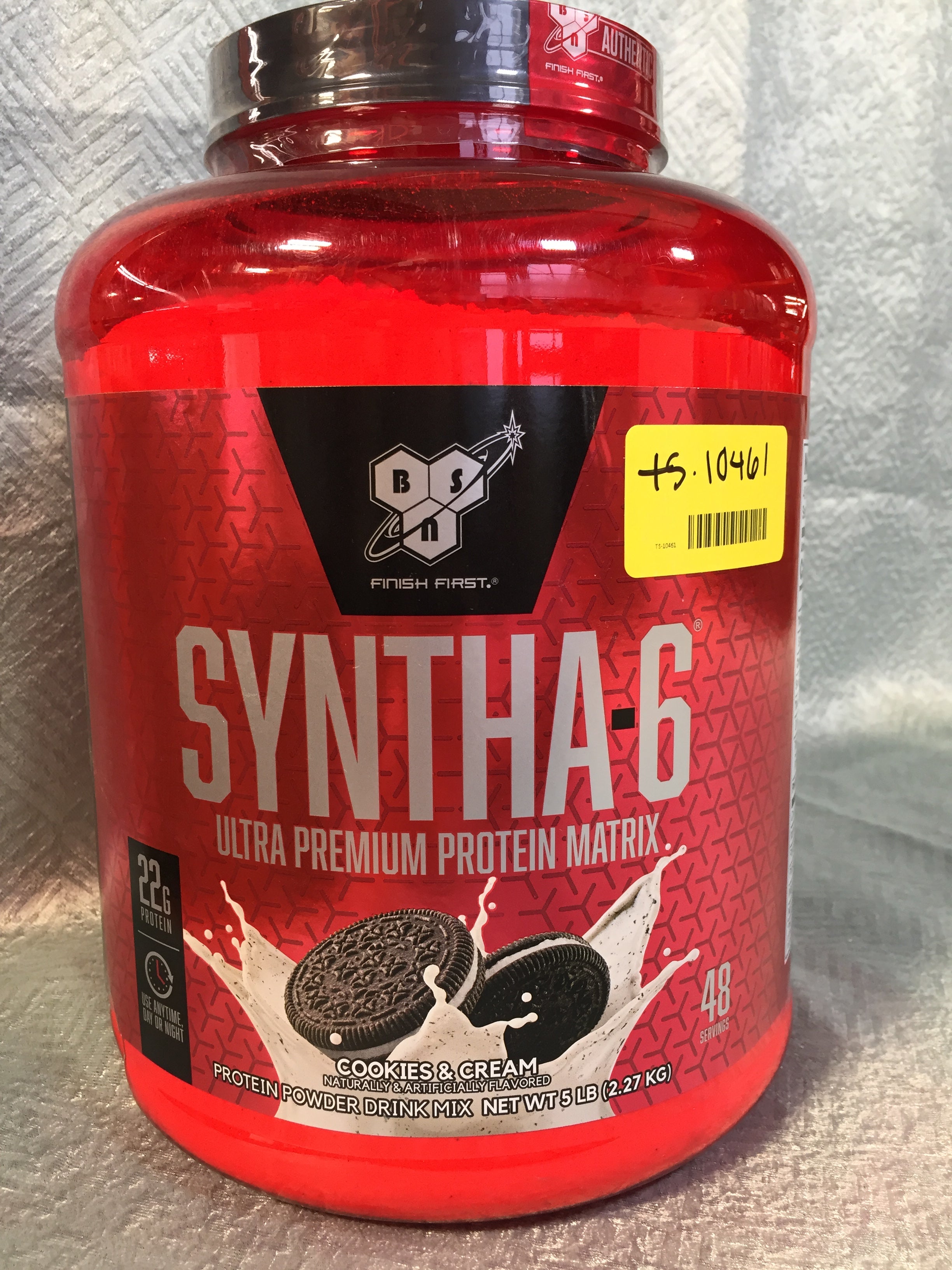 BSN SYNTHA-6 Whey Protein Powder, Milk Protein Isolate Powder, Cookies and Cream (7515498643694)
