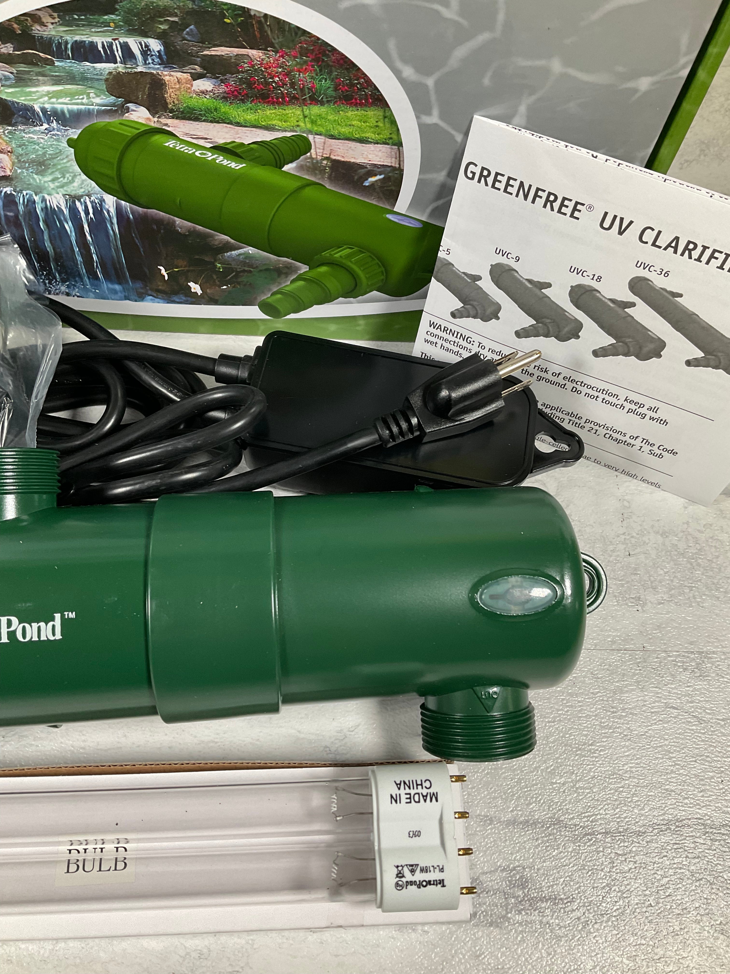 TetraPond UVC-18 GreenFree UV Clarifiers, Up To 4400 Gallons, 18-Watt (6966403301559)