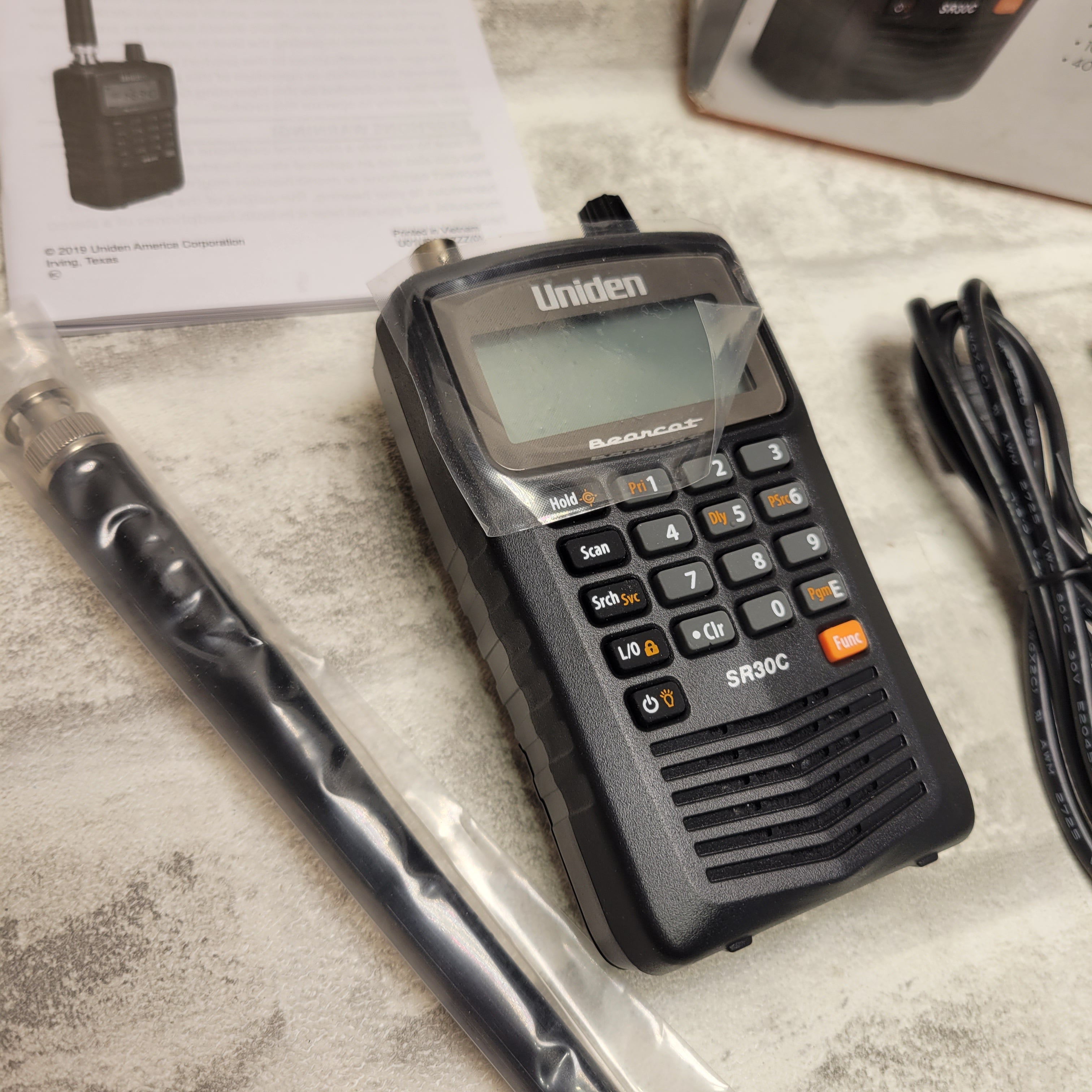 Uniden Bearcat SR30C, 500-Channel Compact Handheld Scanner (7619021504750)