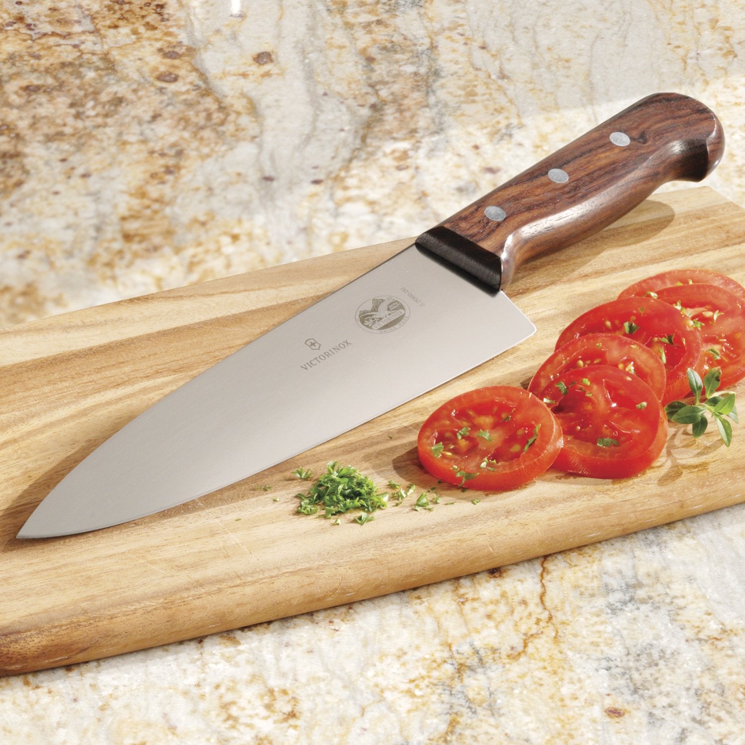 Victorinox Swiss Army Cutlery Rosewood Chef's Knife, 8-Inch (7731332120814)