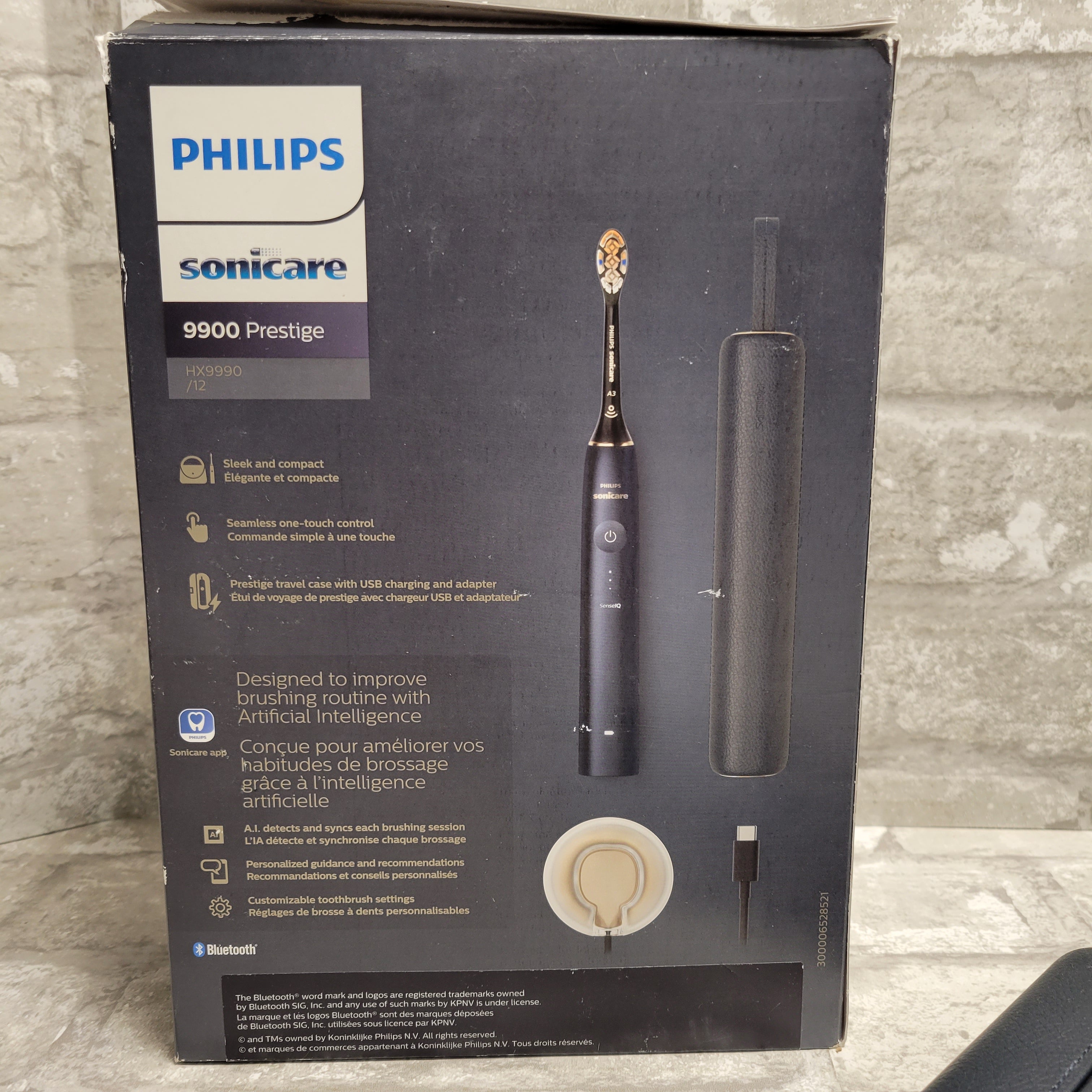 Philips Sonicare Prestige 9900 Rechargeable Electric Toothbrush With SenseIQ (8045412155630)