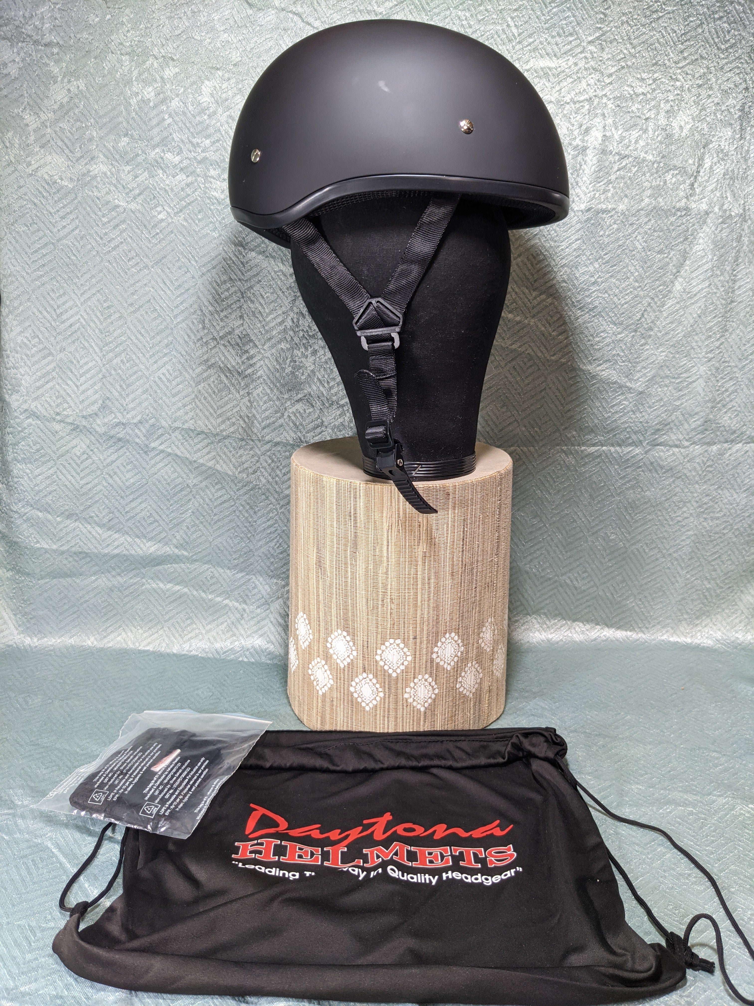 Daytona Helmets Half Cap Motorcycle Helmet Size M (6958045692087)