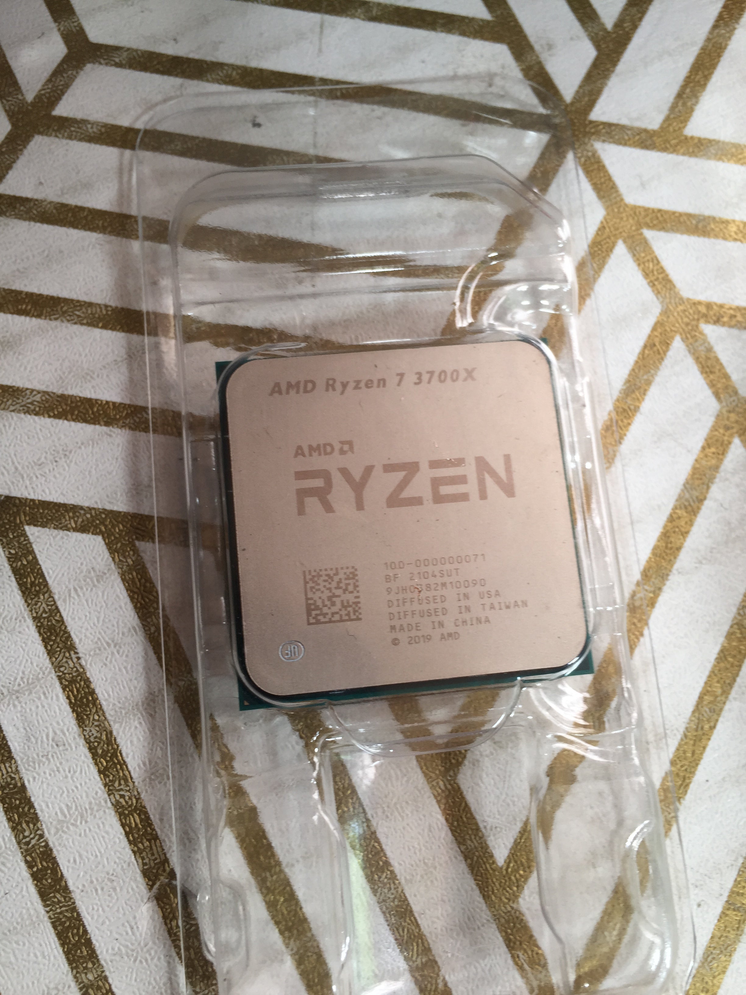 AMD Ryzen 7 3700X 8-Core, 16-Thread Unlocked Desktop Processor *USED/TESTED* (8086519316718)