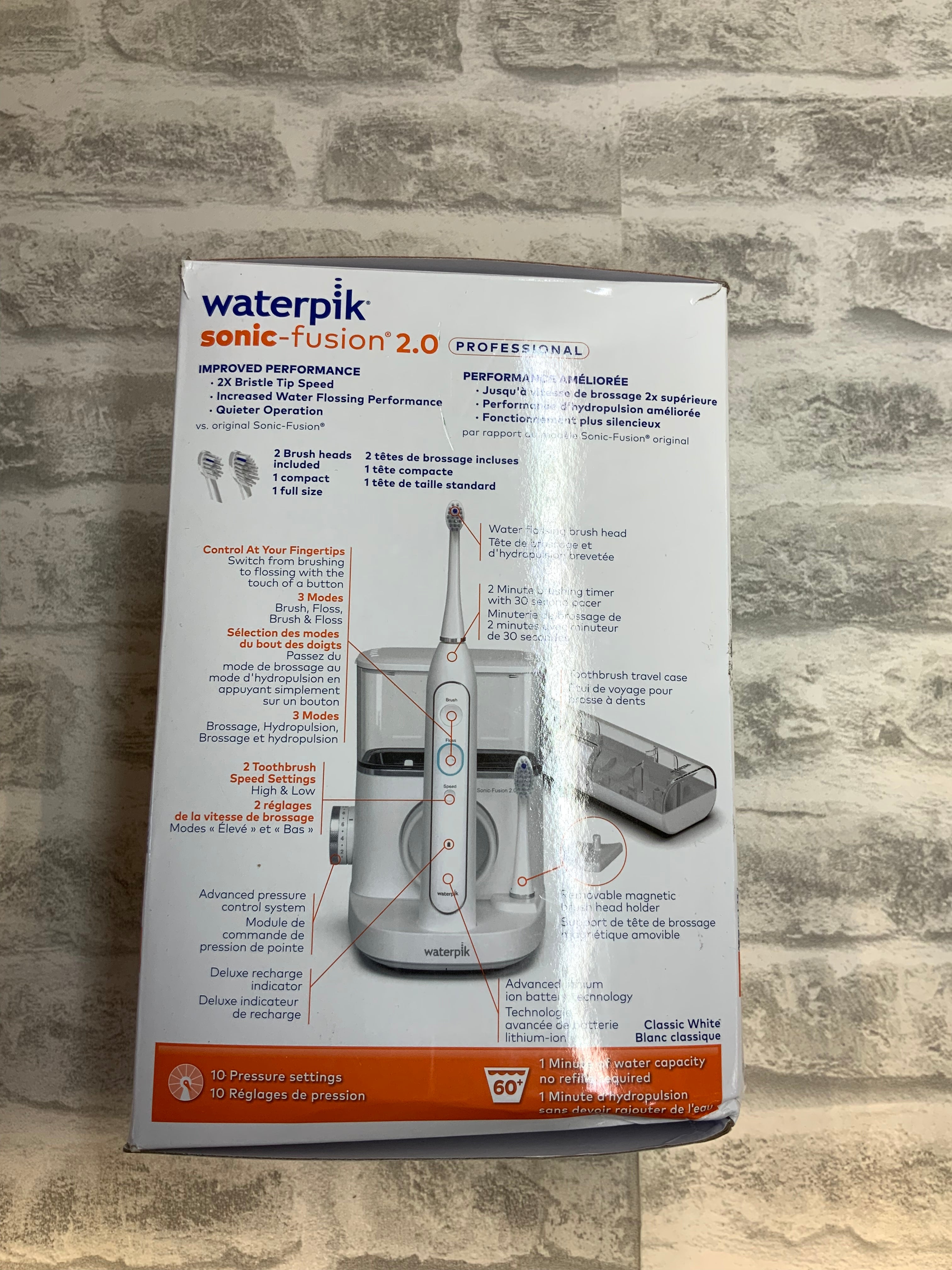 Waterpik Sonic-Fusion 2.0 Professional Flossing Toothbrush (7567248752878)