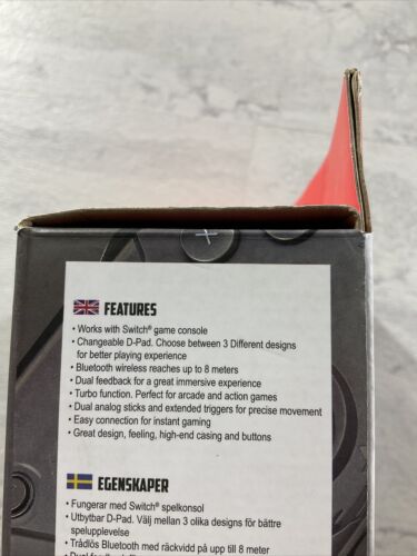 [2021 New Version] Wireless Switch Controller fits N-Switch/ Switch Lite Black (6922737549495)