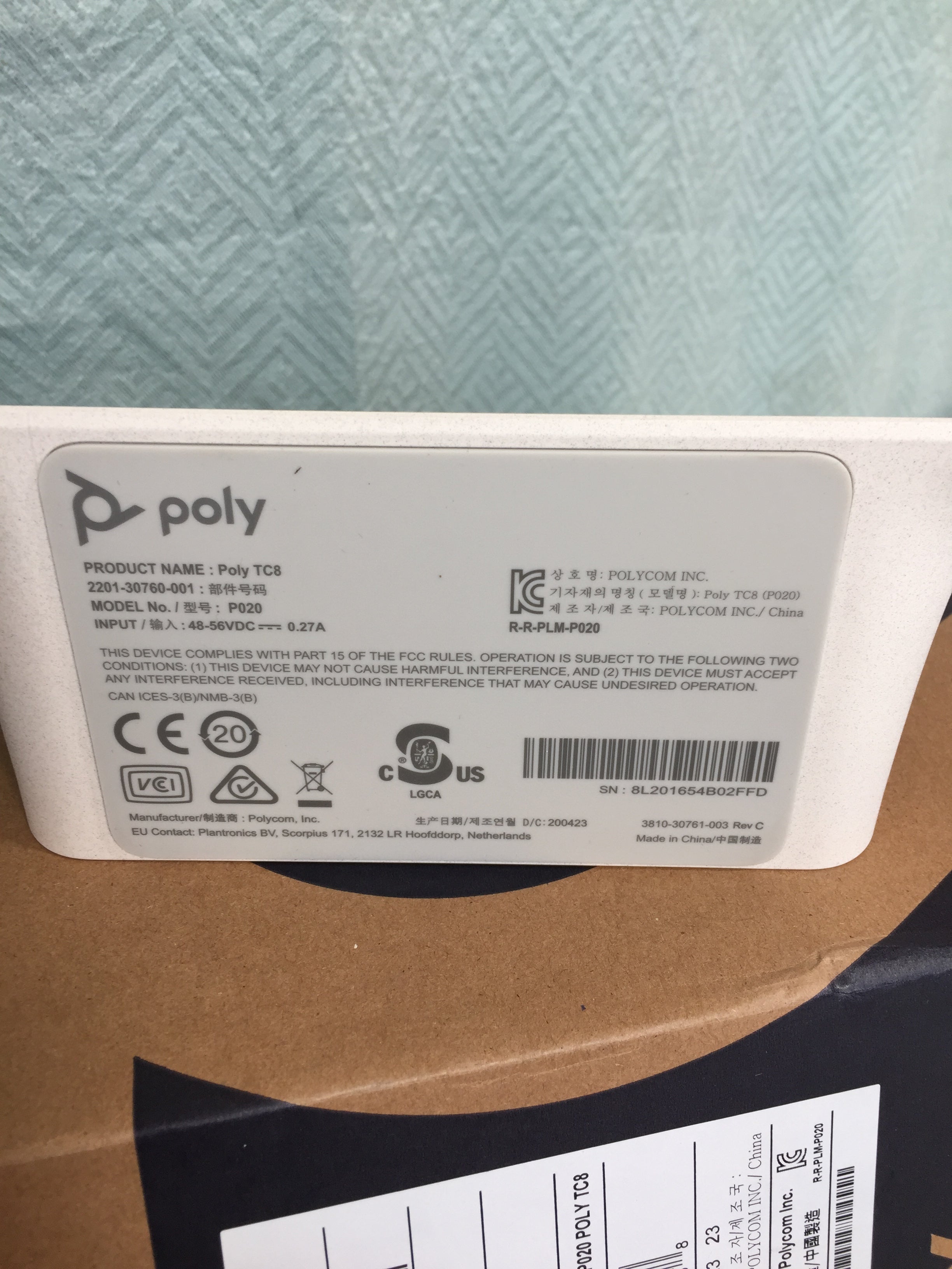 Poly - TC8 Touch Controller - 8