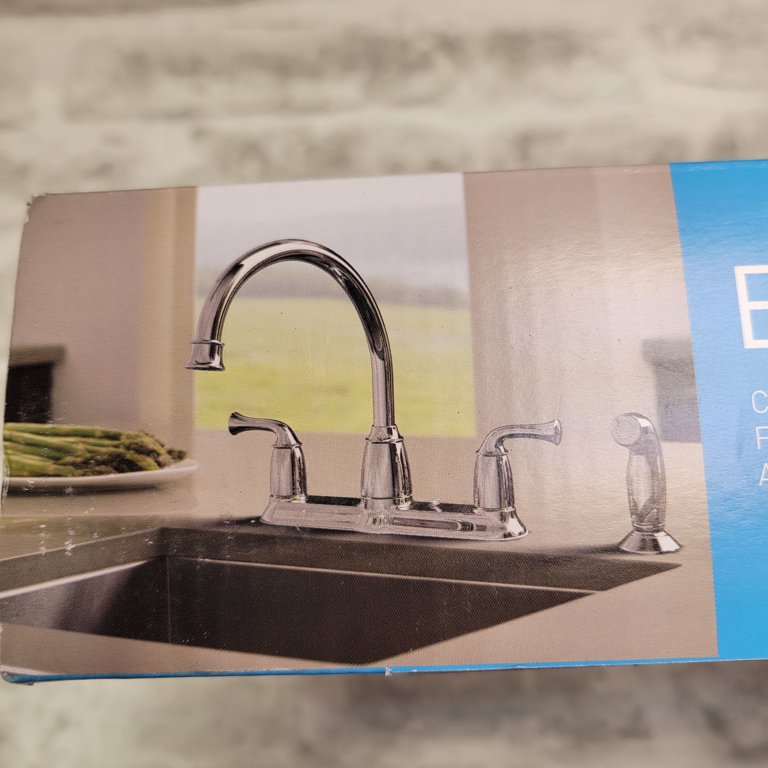 Moen CA87553 High-Arc Kitchen Faucet with Side Spray, Chrome (7647009013998)