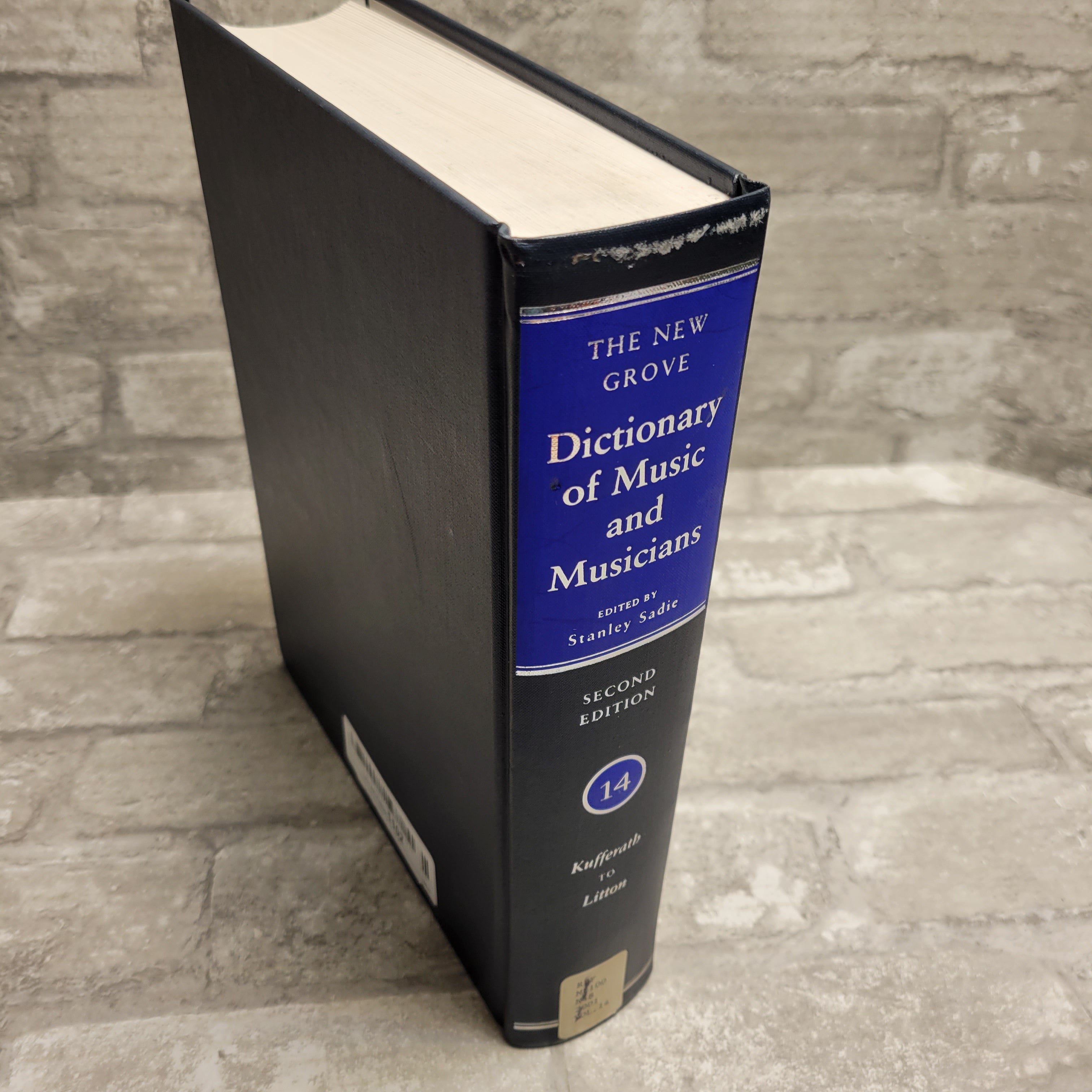 The New Grove Dictionary of Music and Musicians, 2nd Ed, Vol 14 (8056492523758)