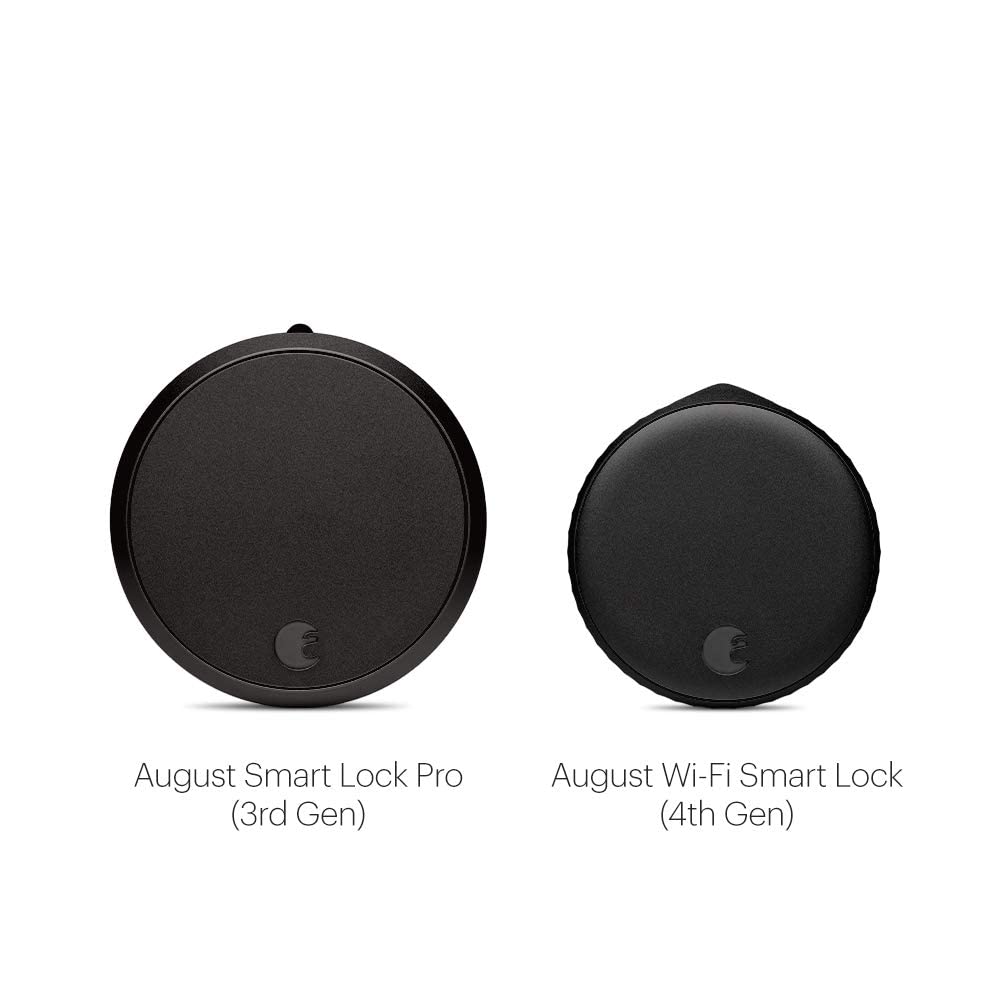 August Wi-Fi, (4th Generation) Smart Lock – Matte Black (7578185531630)