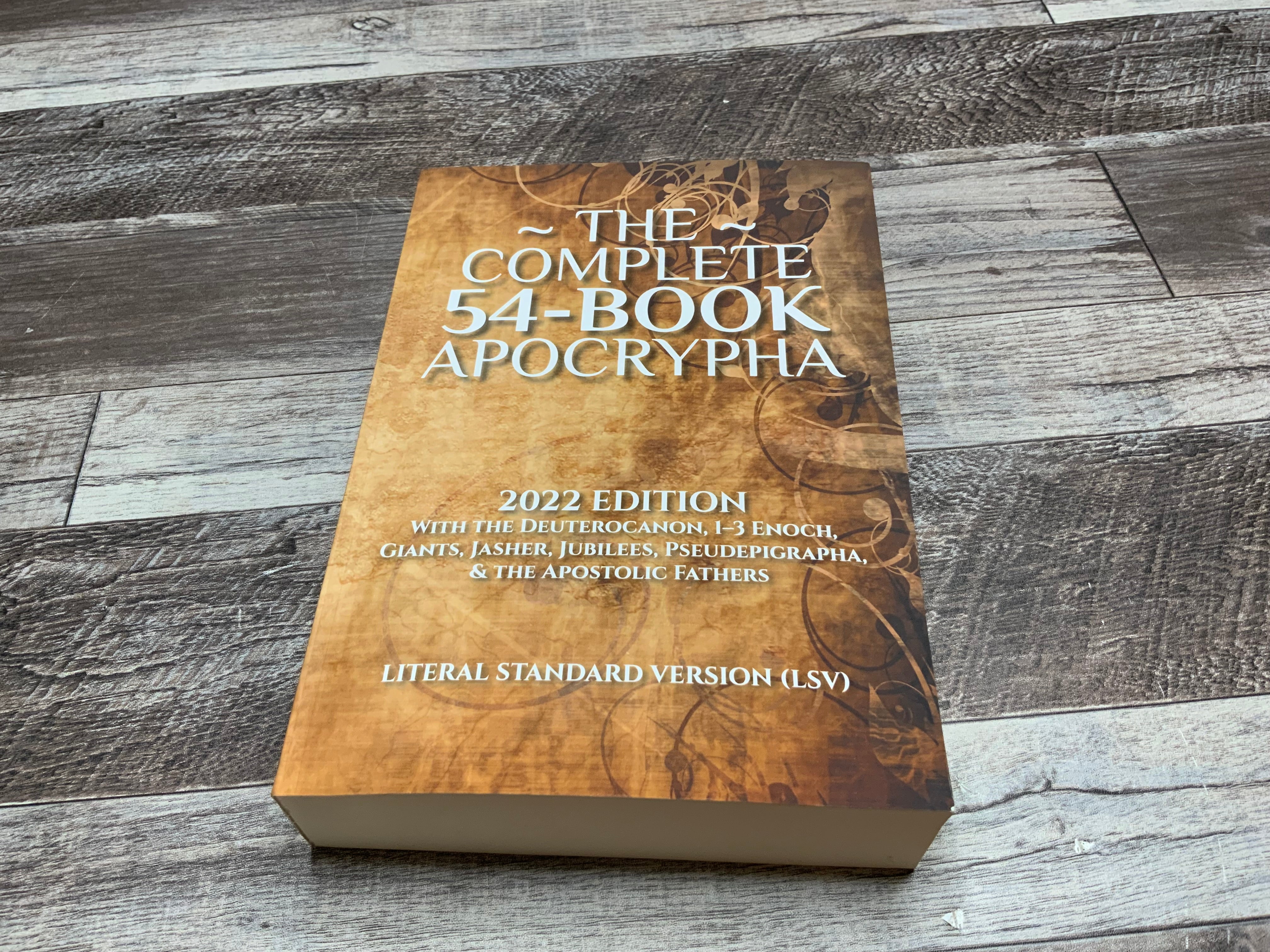 The Complete 54-Book Apocrypha: 2022 Edition With the Deuterocanon (8097775616238)