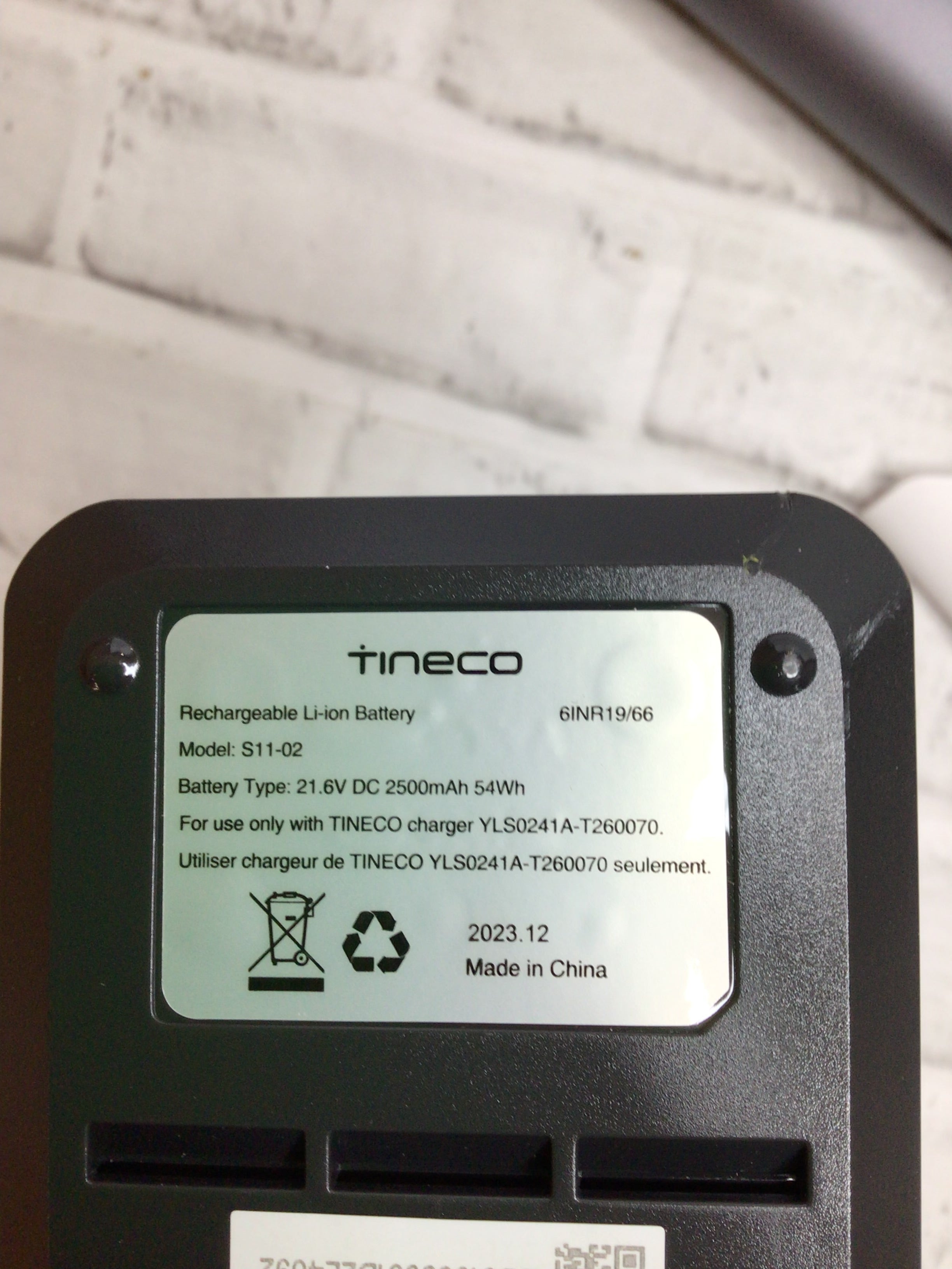 Tineco Pure One S11 VS110300US Cordless Vacuum Cleaner Dark Gray New *Open Box* (8109593854190)