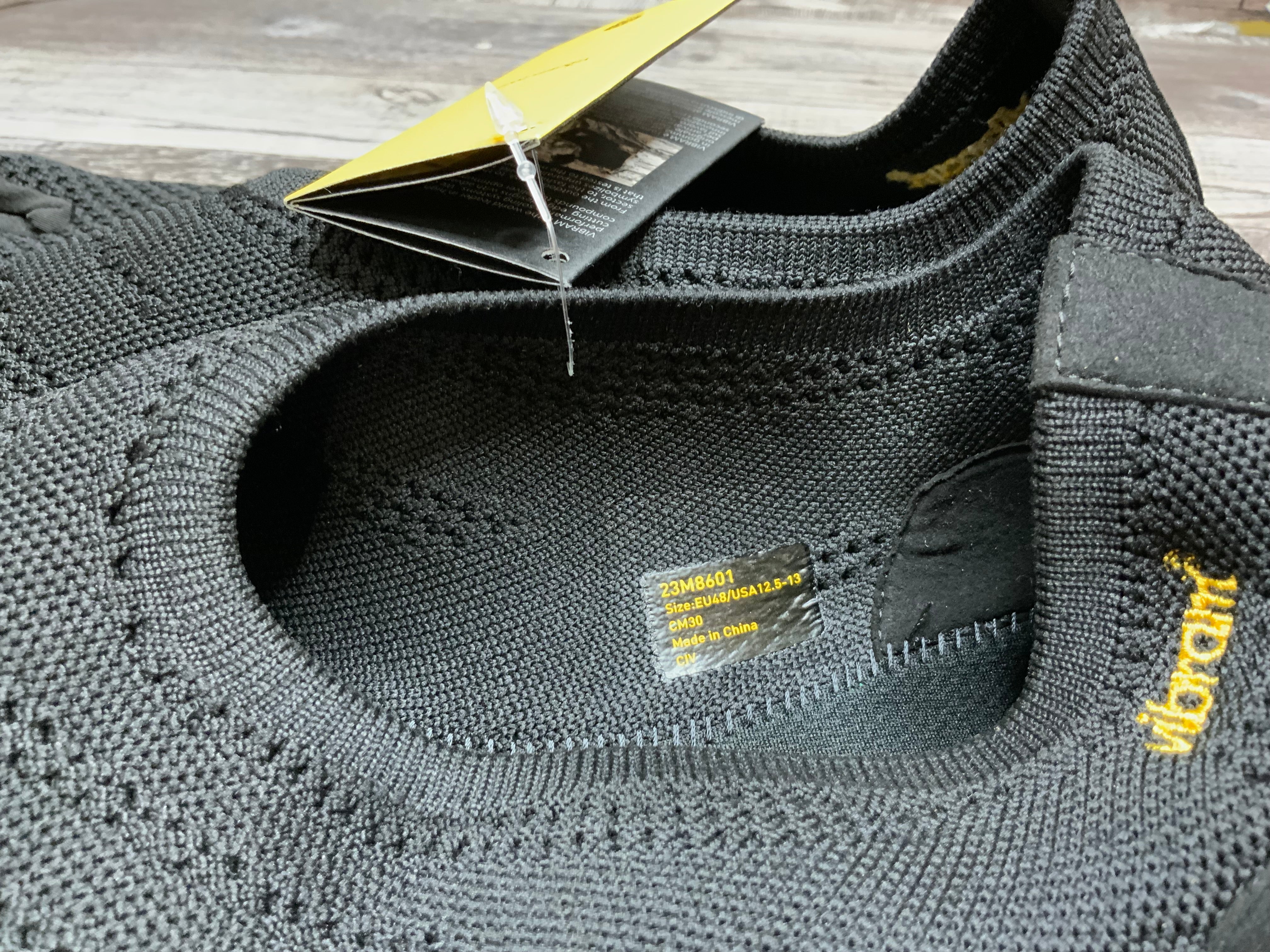 Vibram FiveFingers EL-X Knit Black (Size US: 12.5-13 EU:48) (8095326241006)