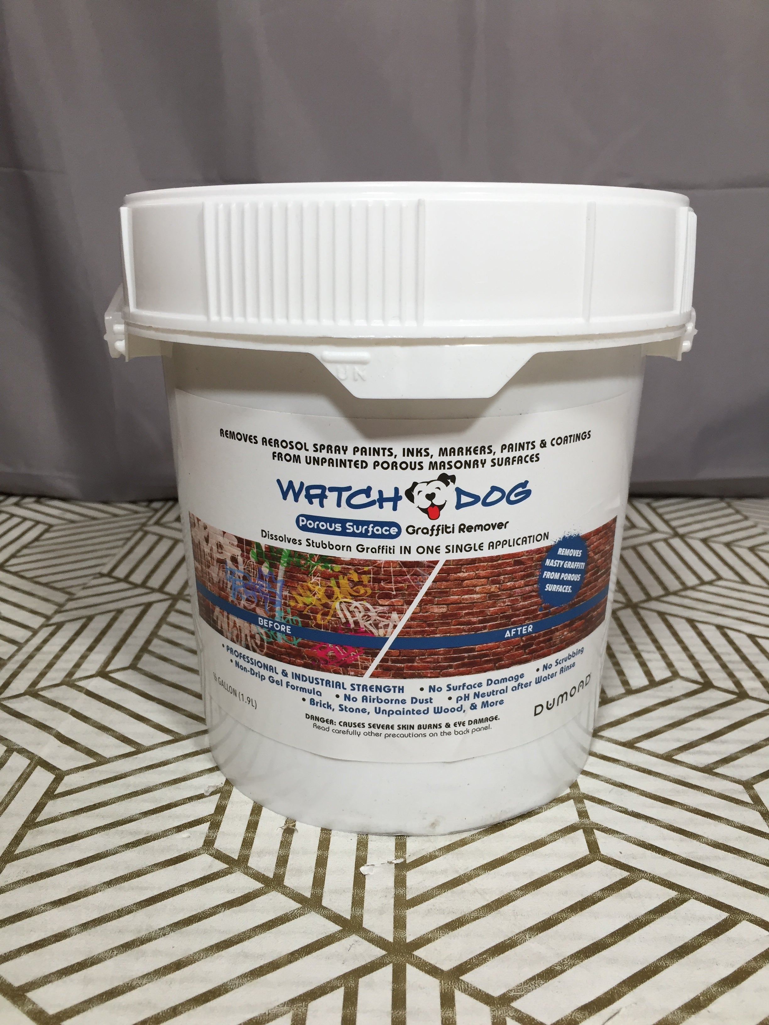 Dumond Chemicals, Inc. 8402 Watch Dog Wipe Out Porous Surface Graffiti Remover, 1/2 Gallon (8141239353582)