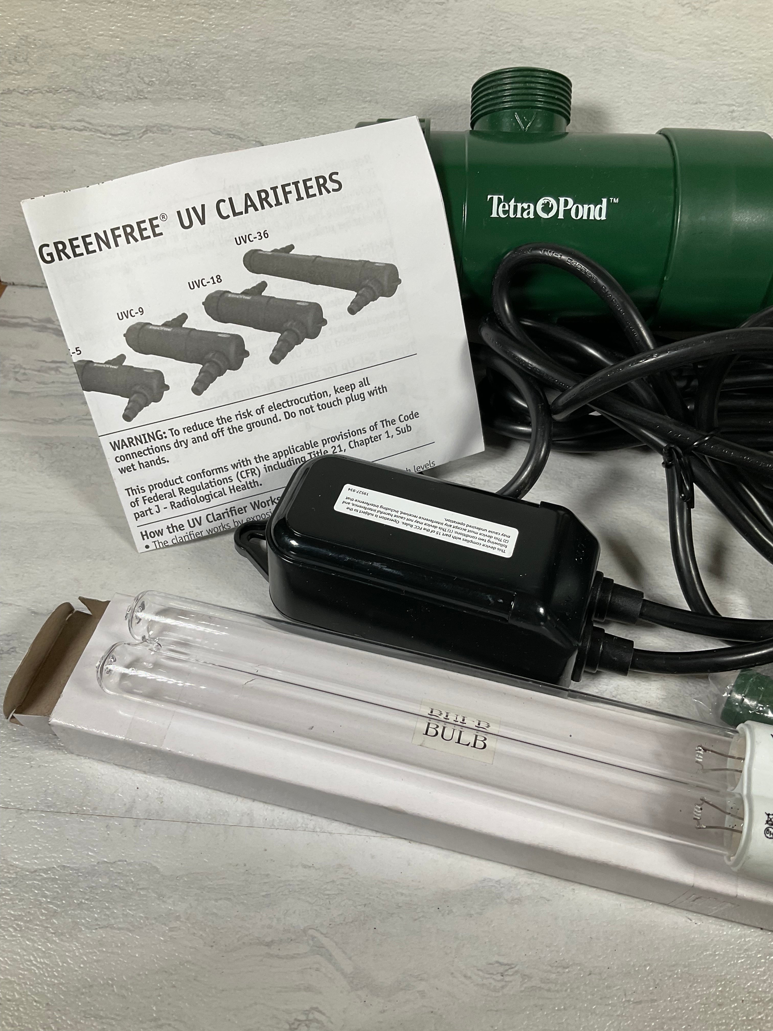 TetraPond UVC-18 GreenFree UV Clarifiers, Up To 4400 Gallons, 18-Watt (6979552215223)