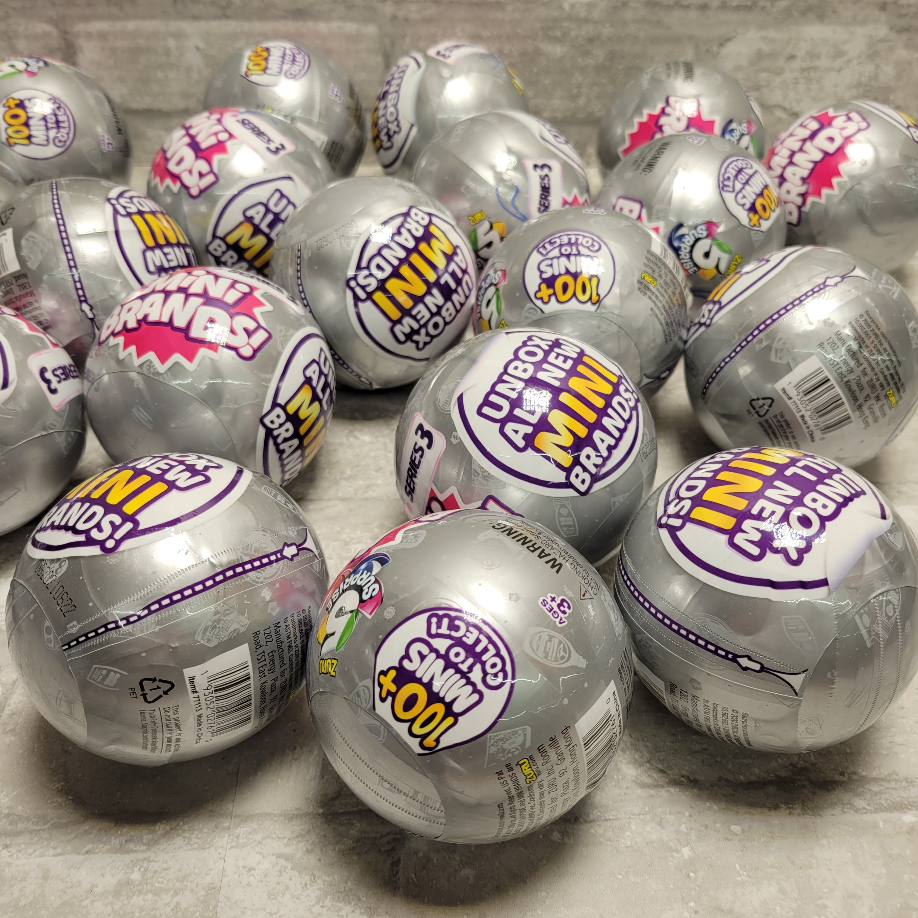 Zuru 5 Surprise MINI BRANDS Series 3 - Collectible Balls Full Retail Case of 23 (7994581647598)