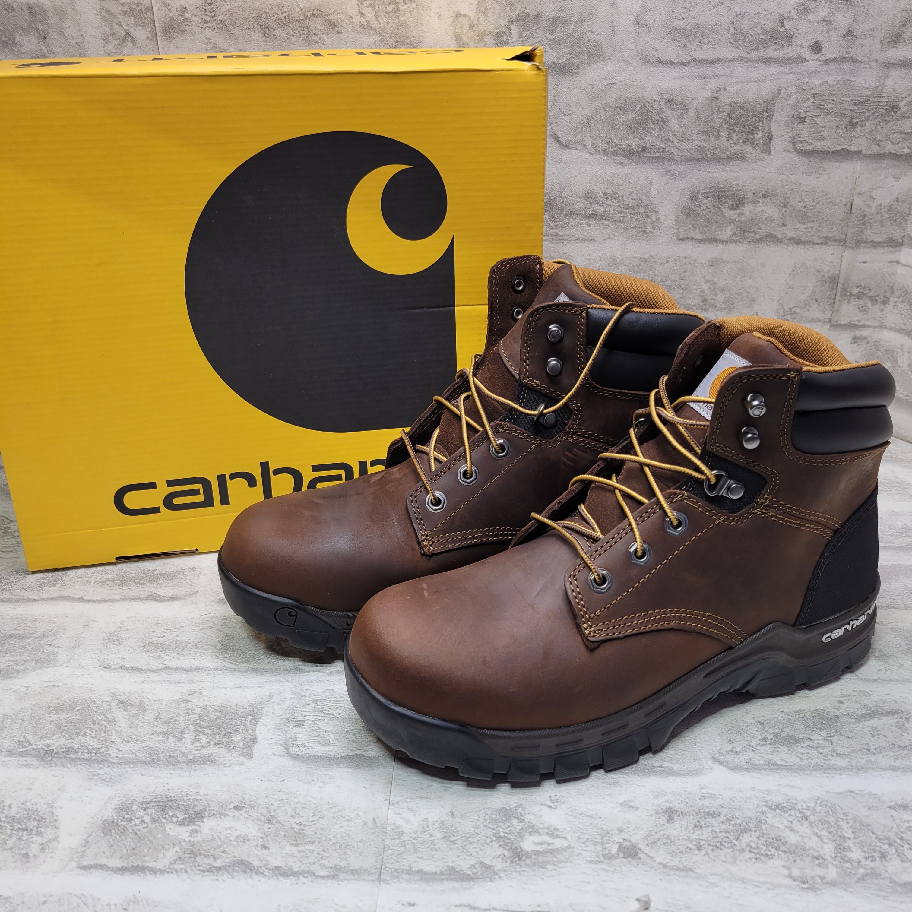 Carhartt Men's CMF6066 6 Inch Soft Toe Boot (10.5, Brown Oil Tanned Leather) (7774445371630)