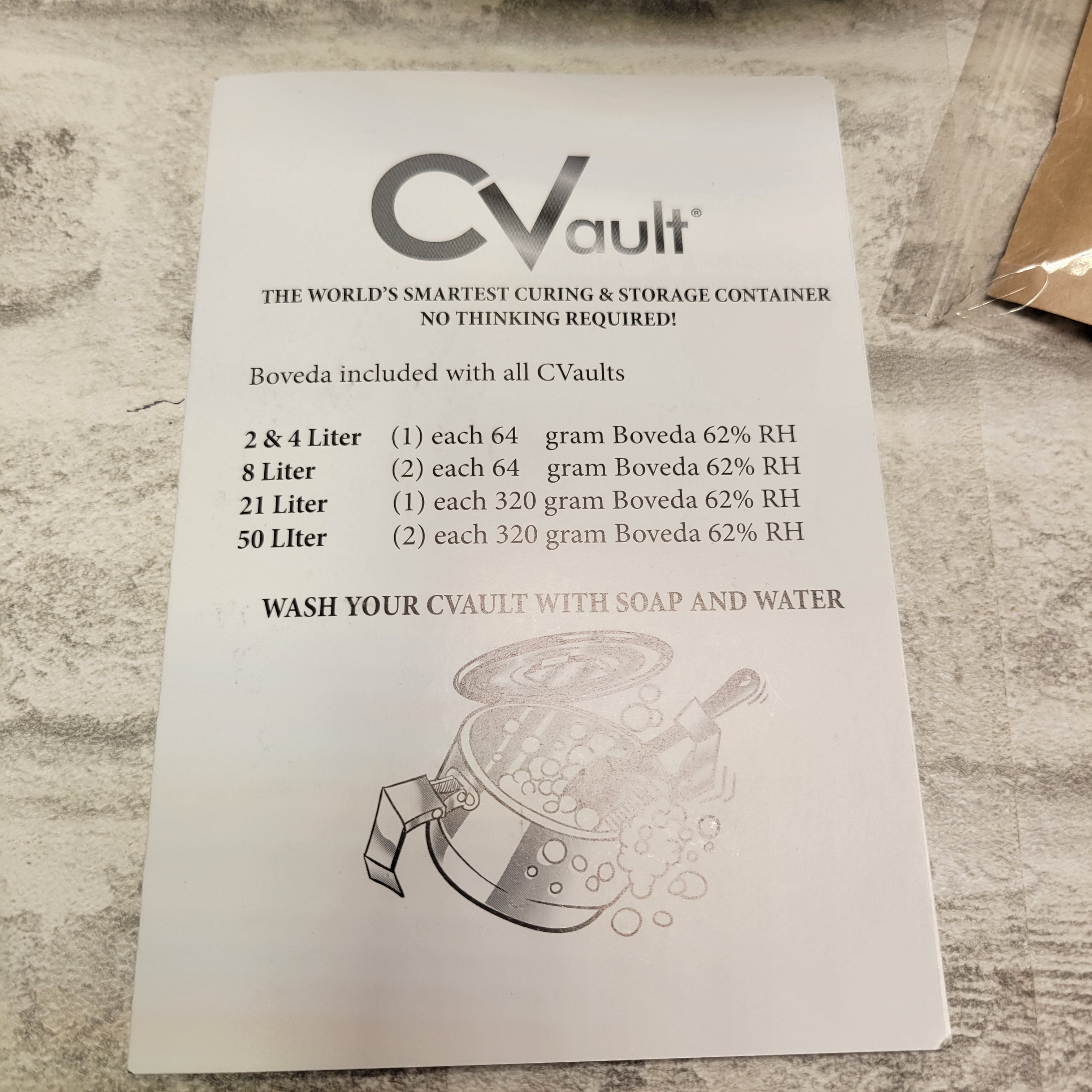 CVault - 4 Liter Humidity Curing Storage Container (7601513595118)