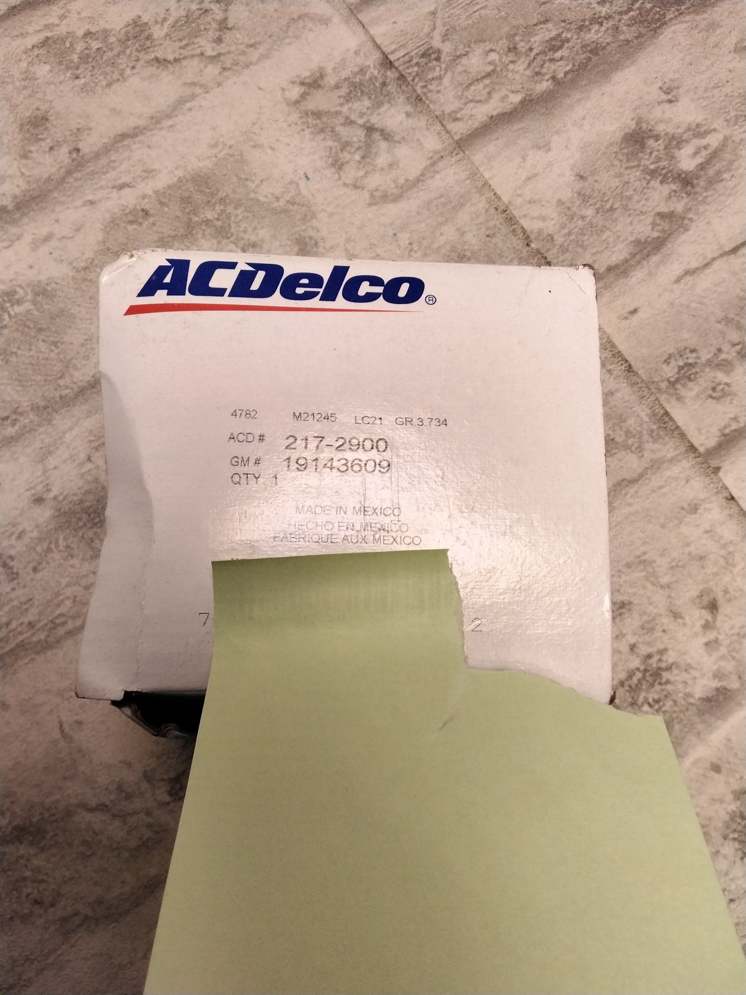 ACDelco Professional 217-2900 Fuel Injection Pressure Regulator (7680239730926)