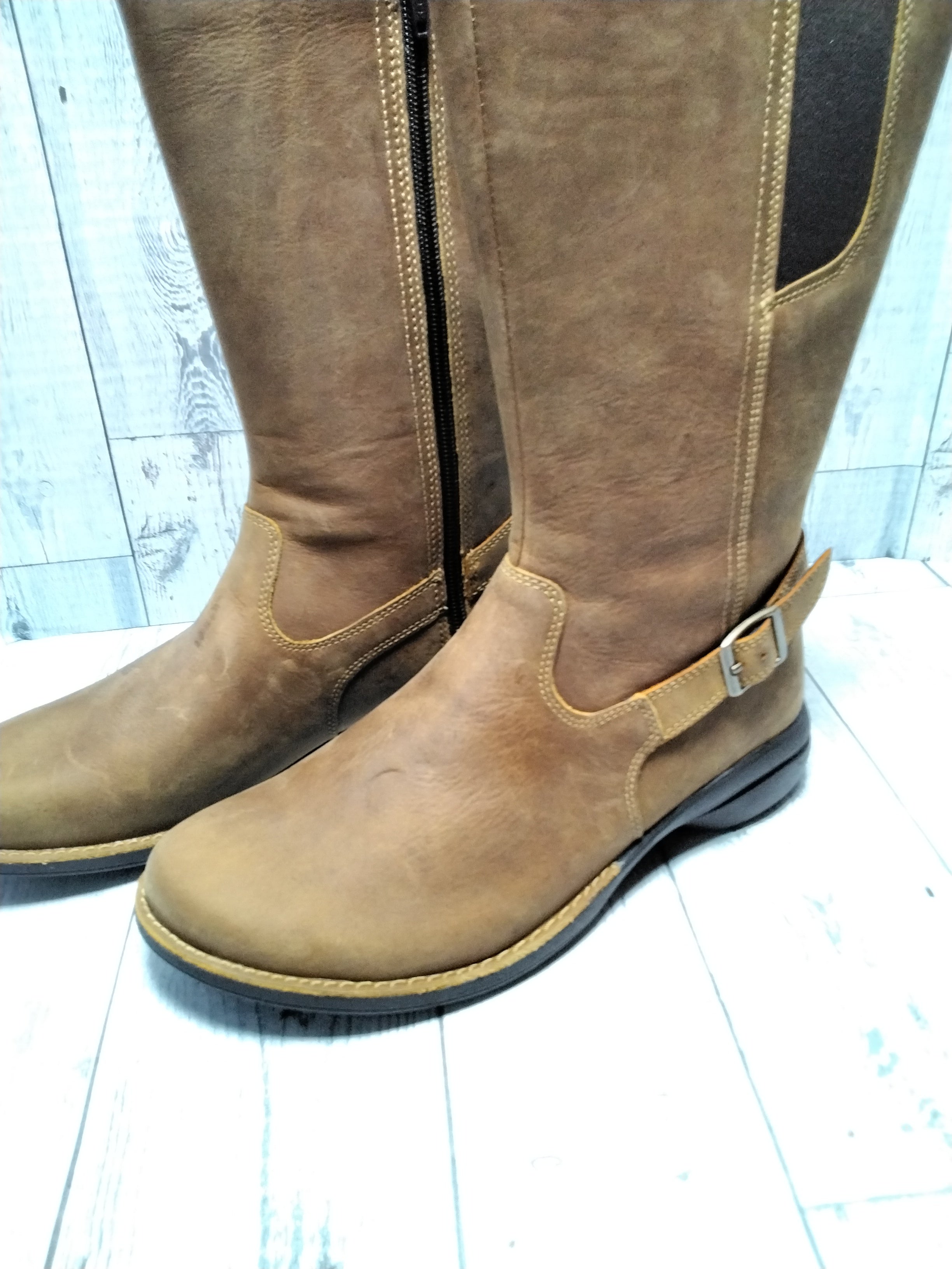 Merrell Andover Peak Waterproof Women's Boots, Sand, Size 9.5 (7781267210478)