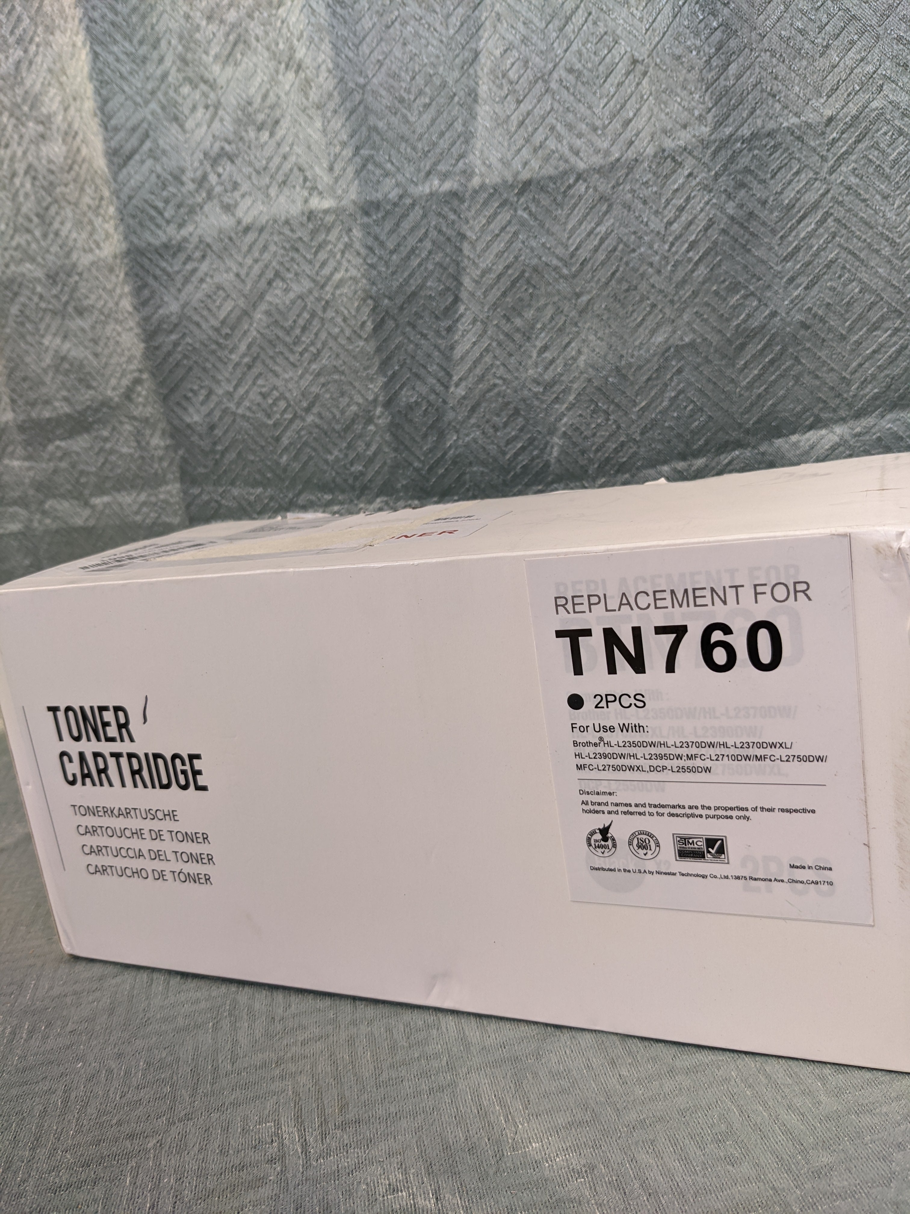 Toner Cartridge Replacement for TN760 (2 Cartridges) (7562716578030)