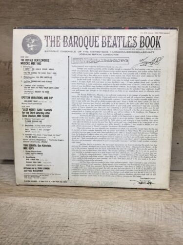 The Baroque Beatles Book Vinyl LP w/ Insert (6922782245047)