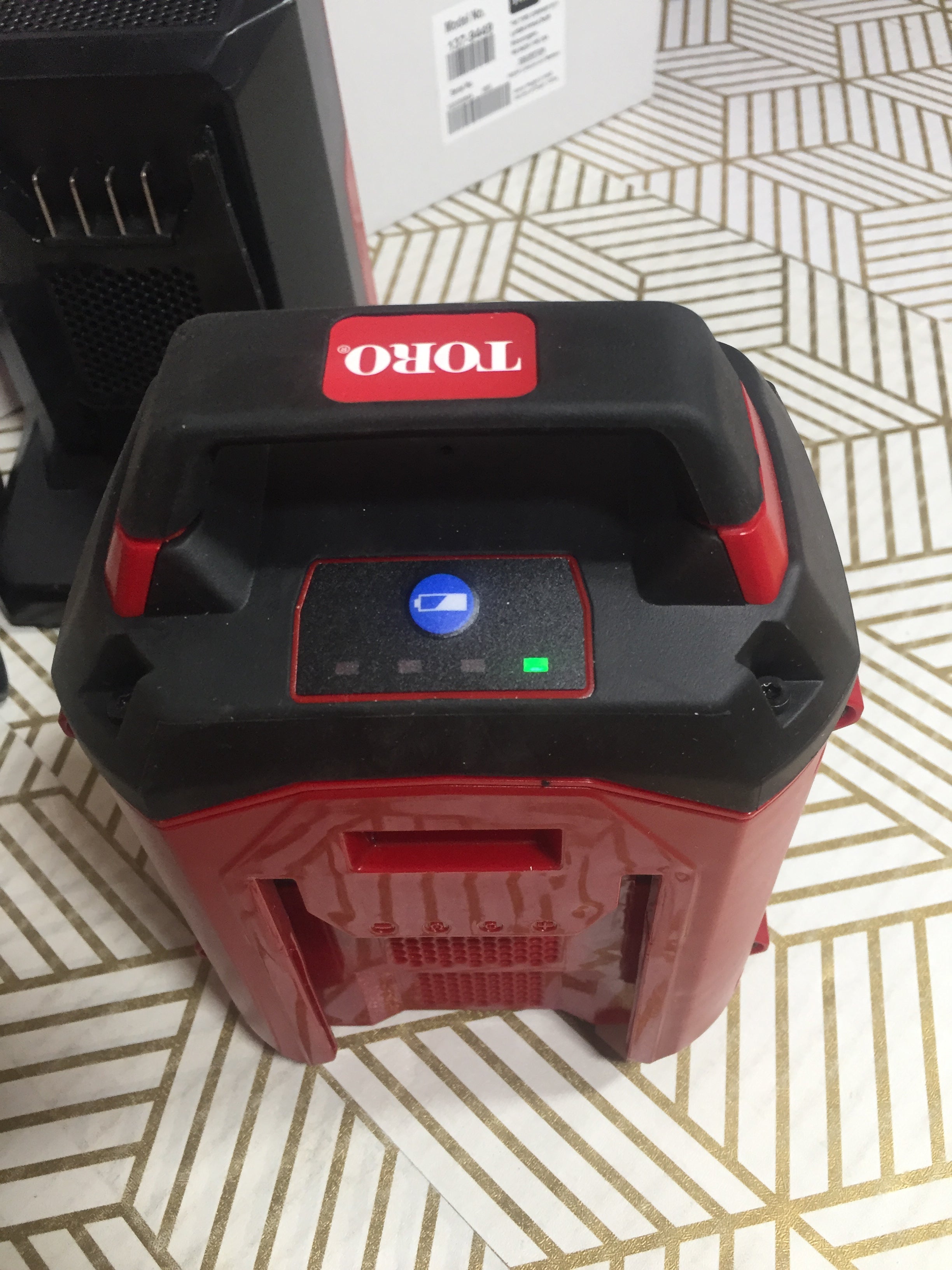 TORO Flex Force 60V 7.5Ah L405 Battery Pack & Charger 88675 *TESTED* (8100488708334)