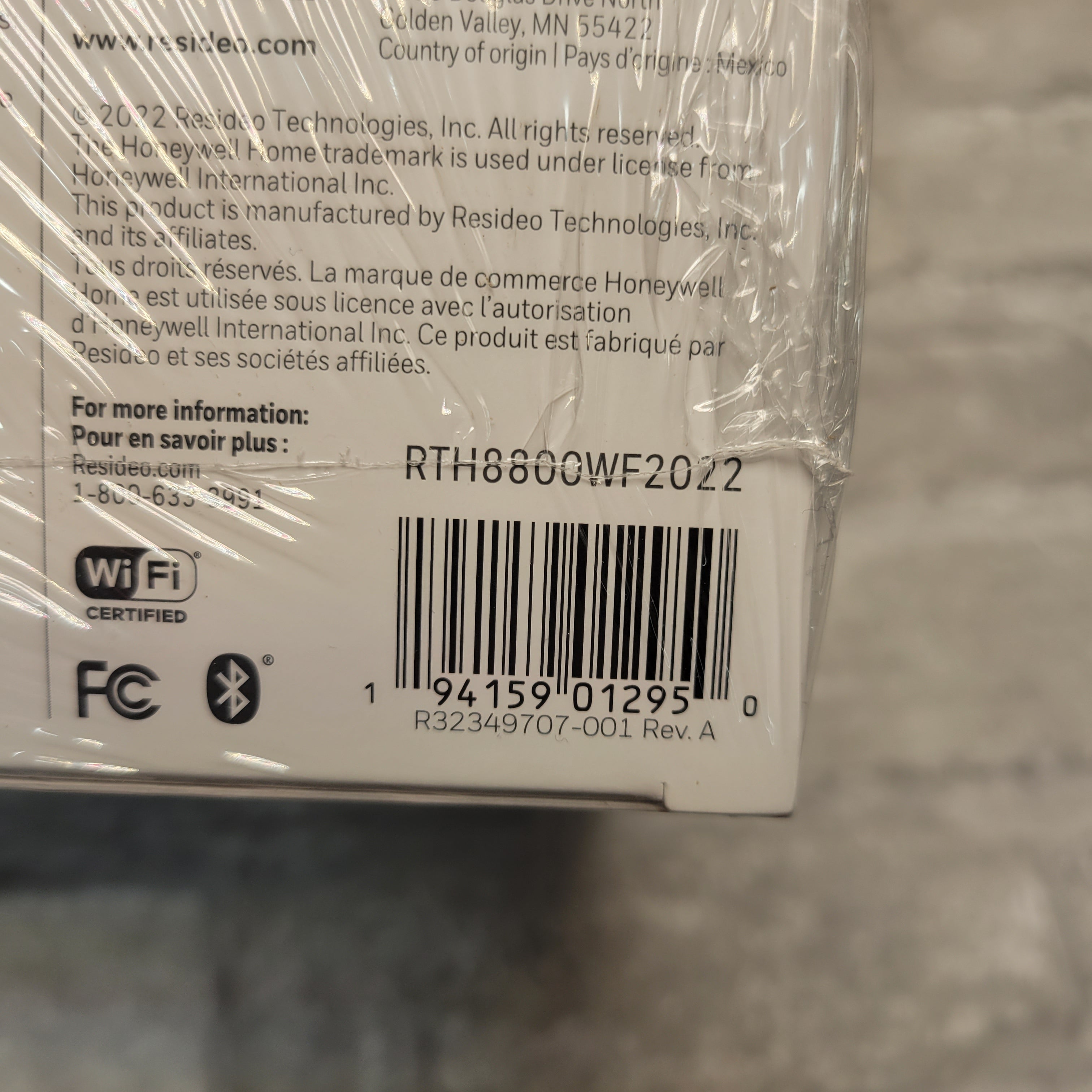 Honeywell T5 Smart Thermostat without Cwire Adapter RTH8800WF2022