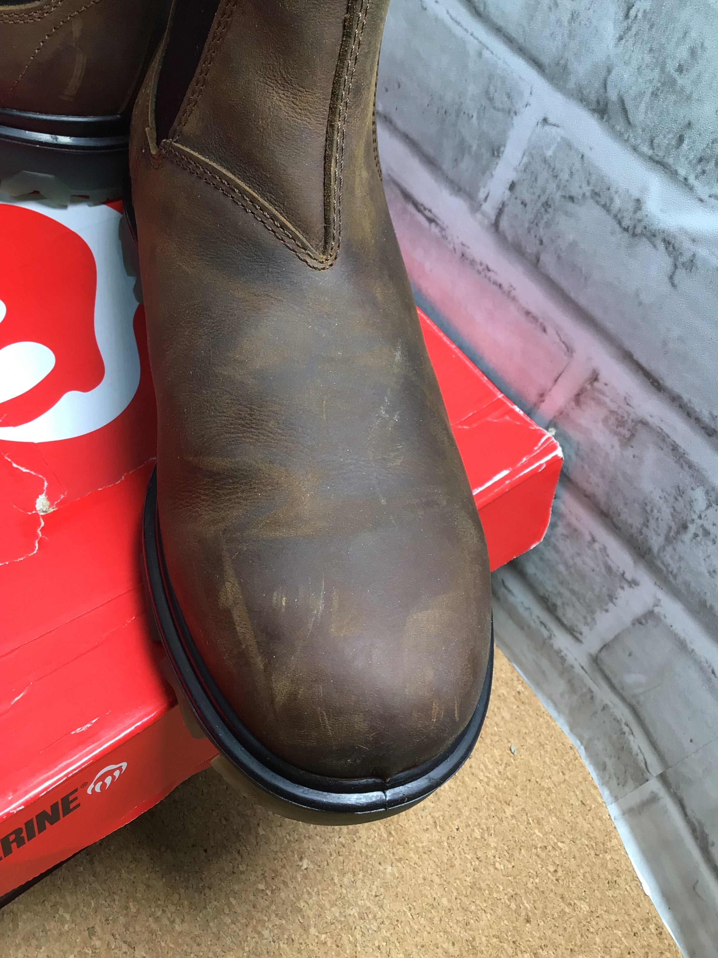 WOLVERINE Men's I-90 Waterproof /Toe Romeo Slip-on Construction size 9.5 (7892284375278)