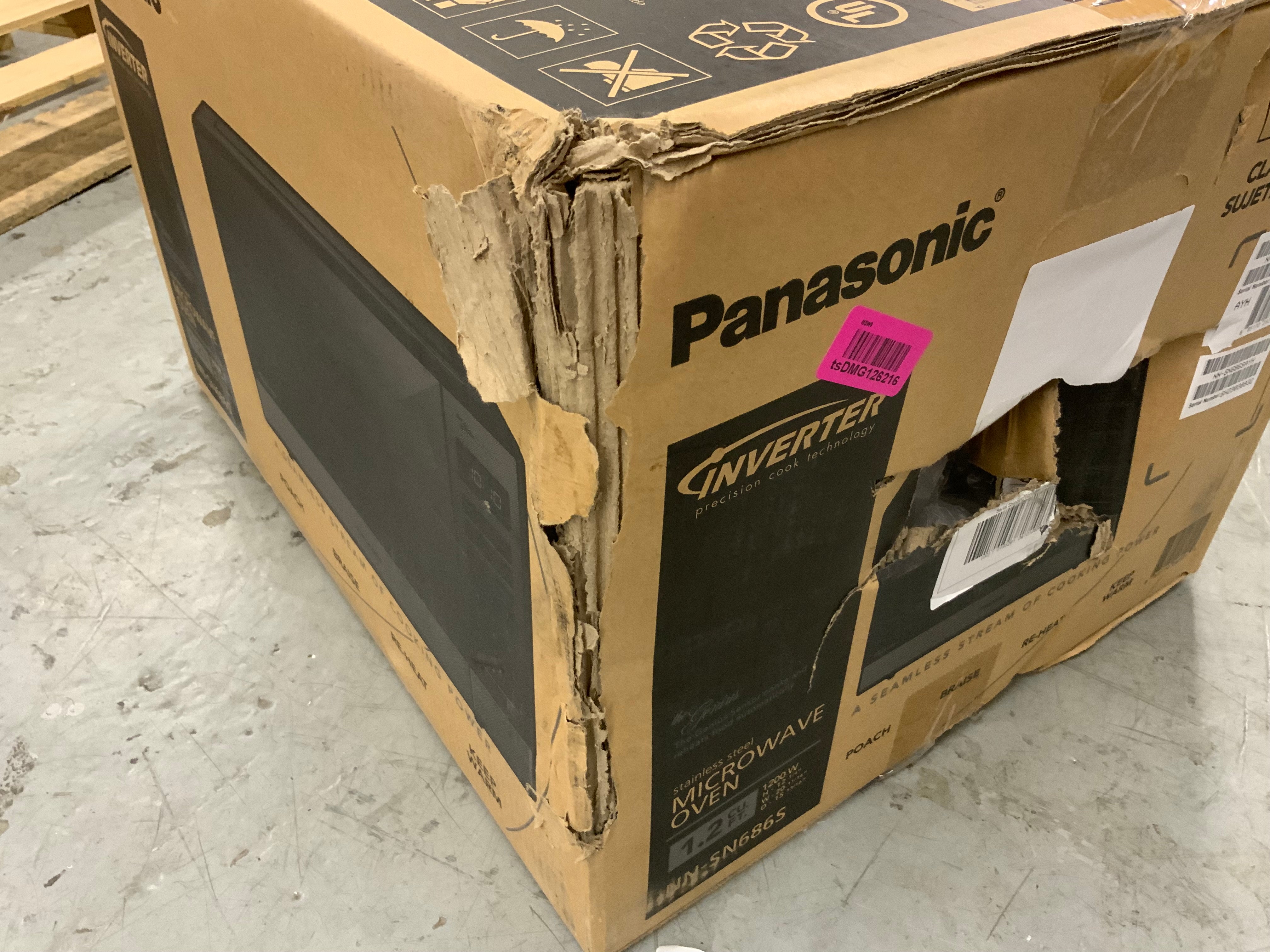 Panasonic NNSN686S 1.2 Cubic Foot 1200W Stainless Steel Countertop