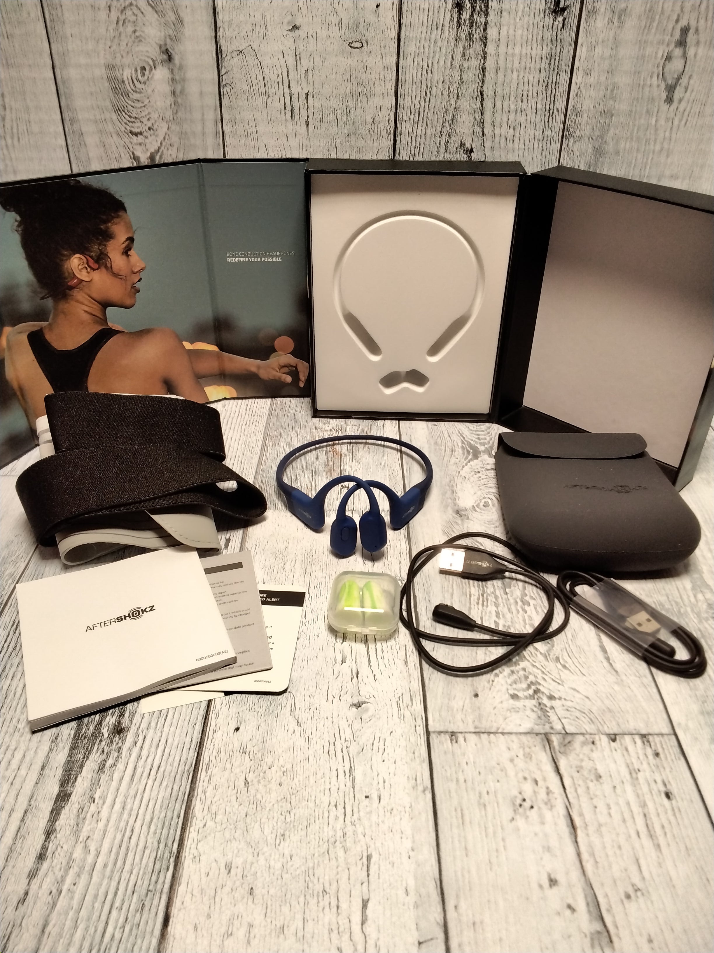 AfterShokz Aeropex - Open-Ear Bluetooth Bone Conduction Sport Headphones (7760263381230)