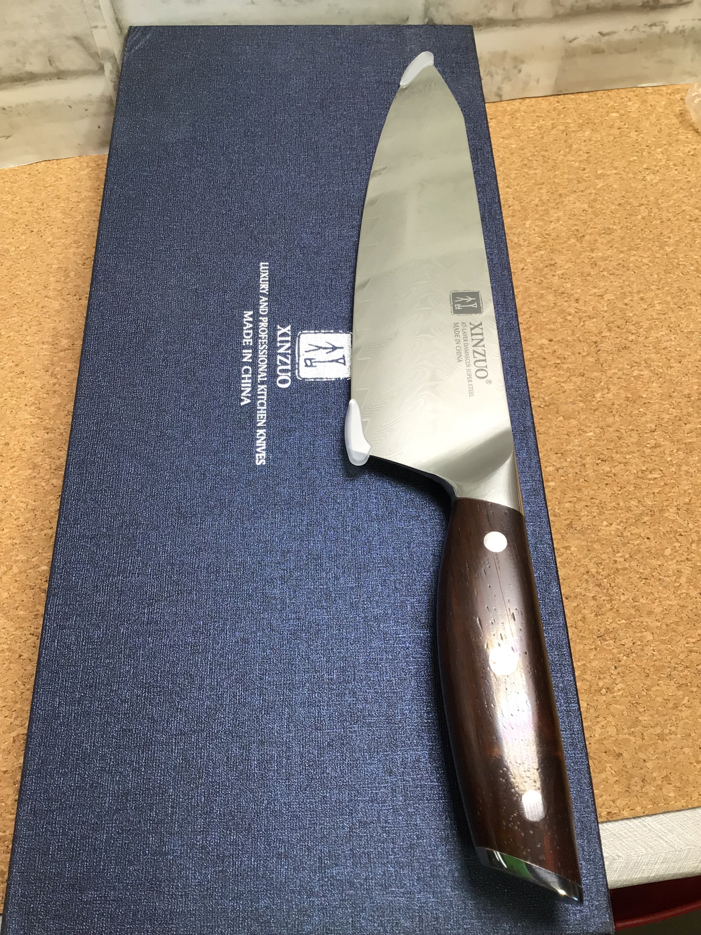 XINZUO Damascus Steel 5Pcs Kitchen Knife, Professional Japanese  *NEW* (7776195248366)