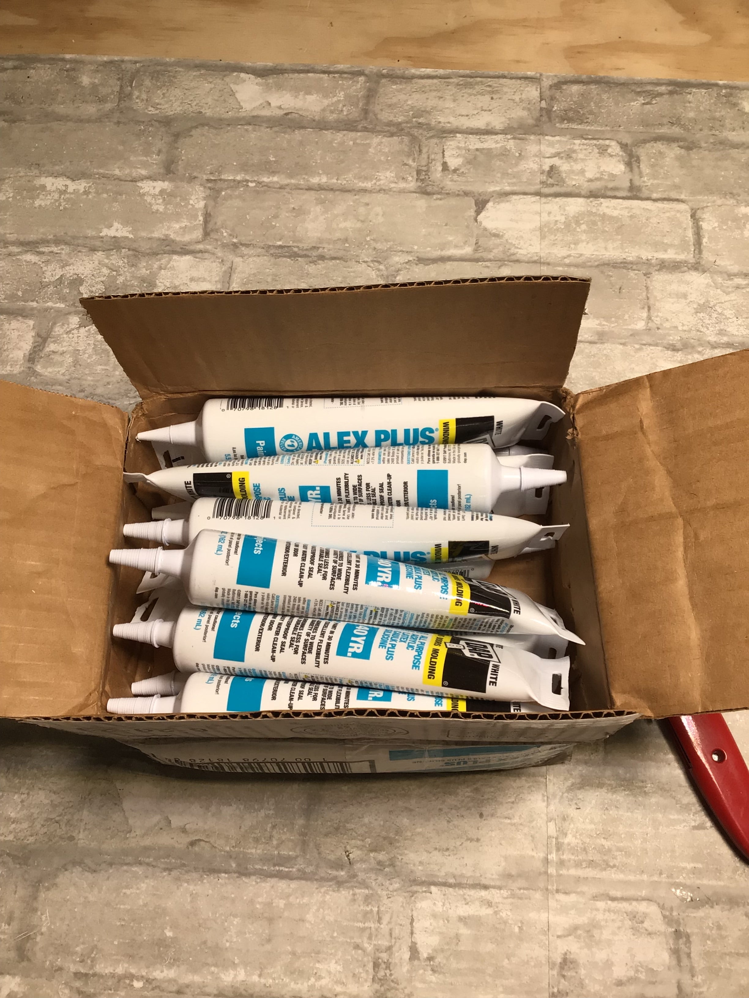 Dap 18128 5.5 Oz White Alex Plus® Acrylic Latex Caulk Plus Silicone