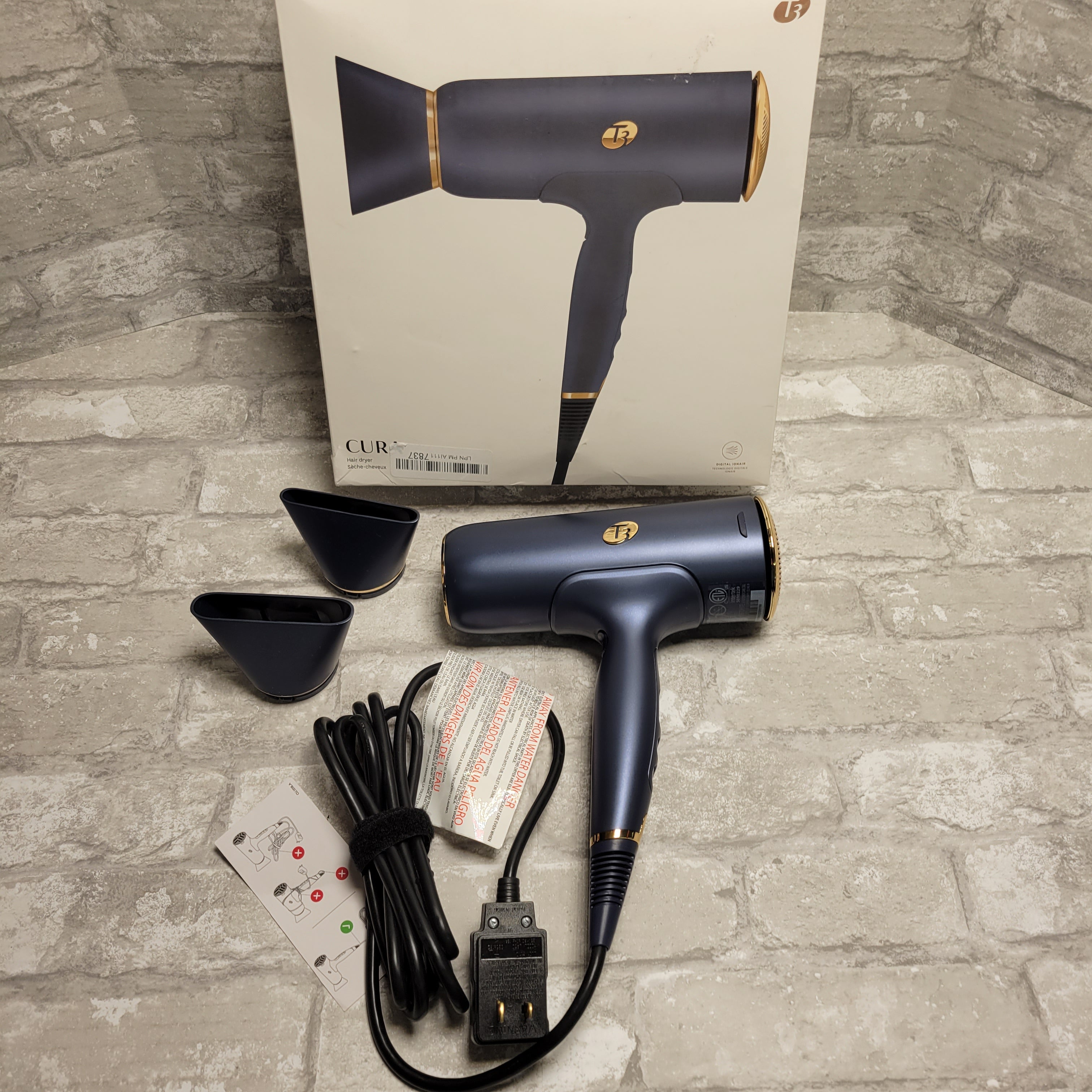 T3 Micro Cura Digital Ionic Professional Blow Hair Dryer (8024968724718)