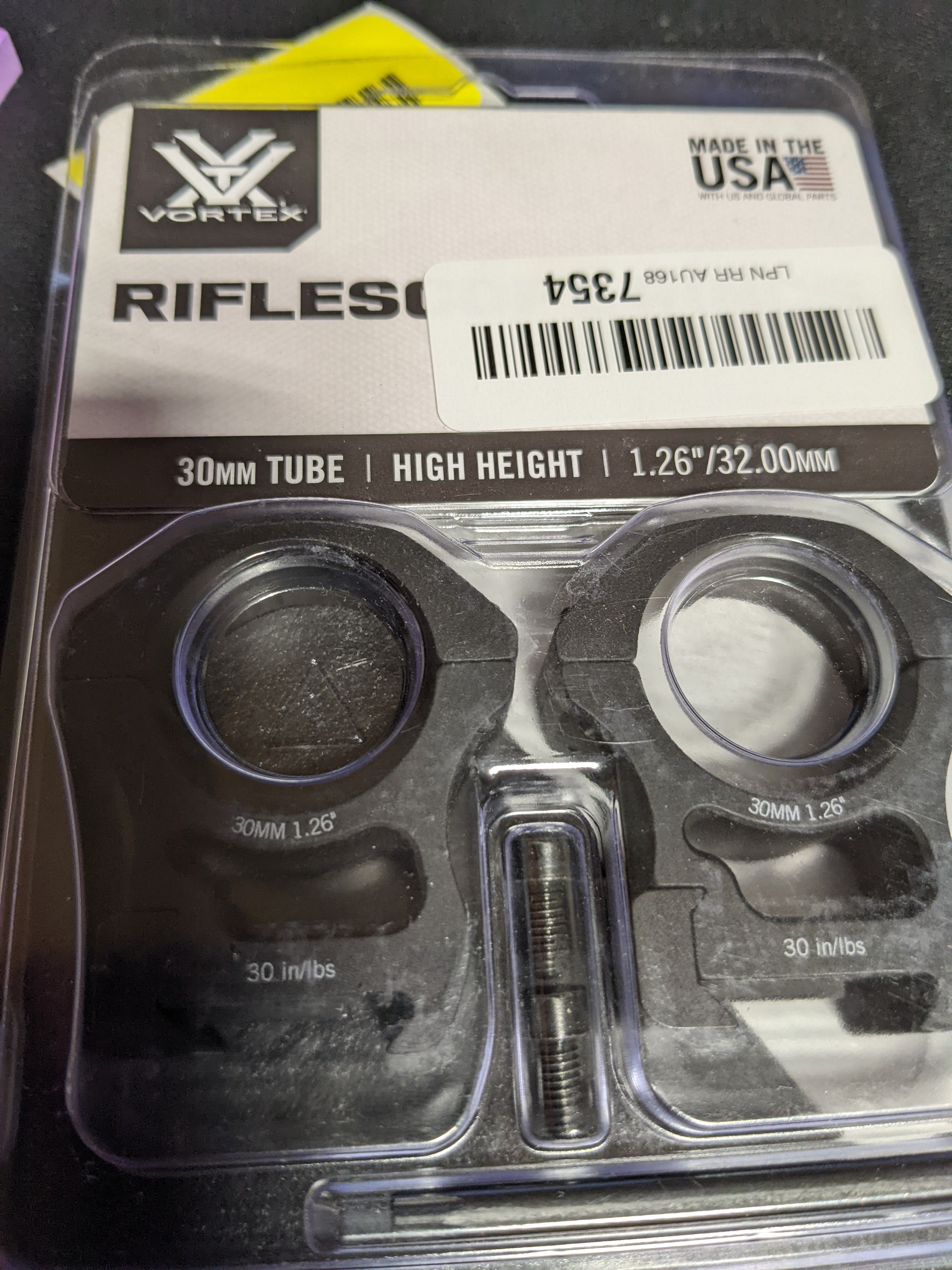 Vortex Optics Pro Series Riflescope Rings (7562792173806)