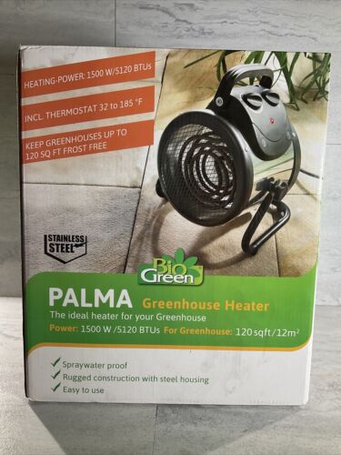 Bio Green PAL 2.0/USDT Palma Greenhouse Heater w/ Digital Thermostat, 120 Sq Ft (6922812850359)