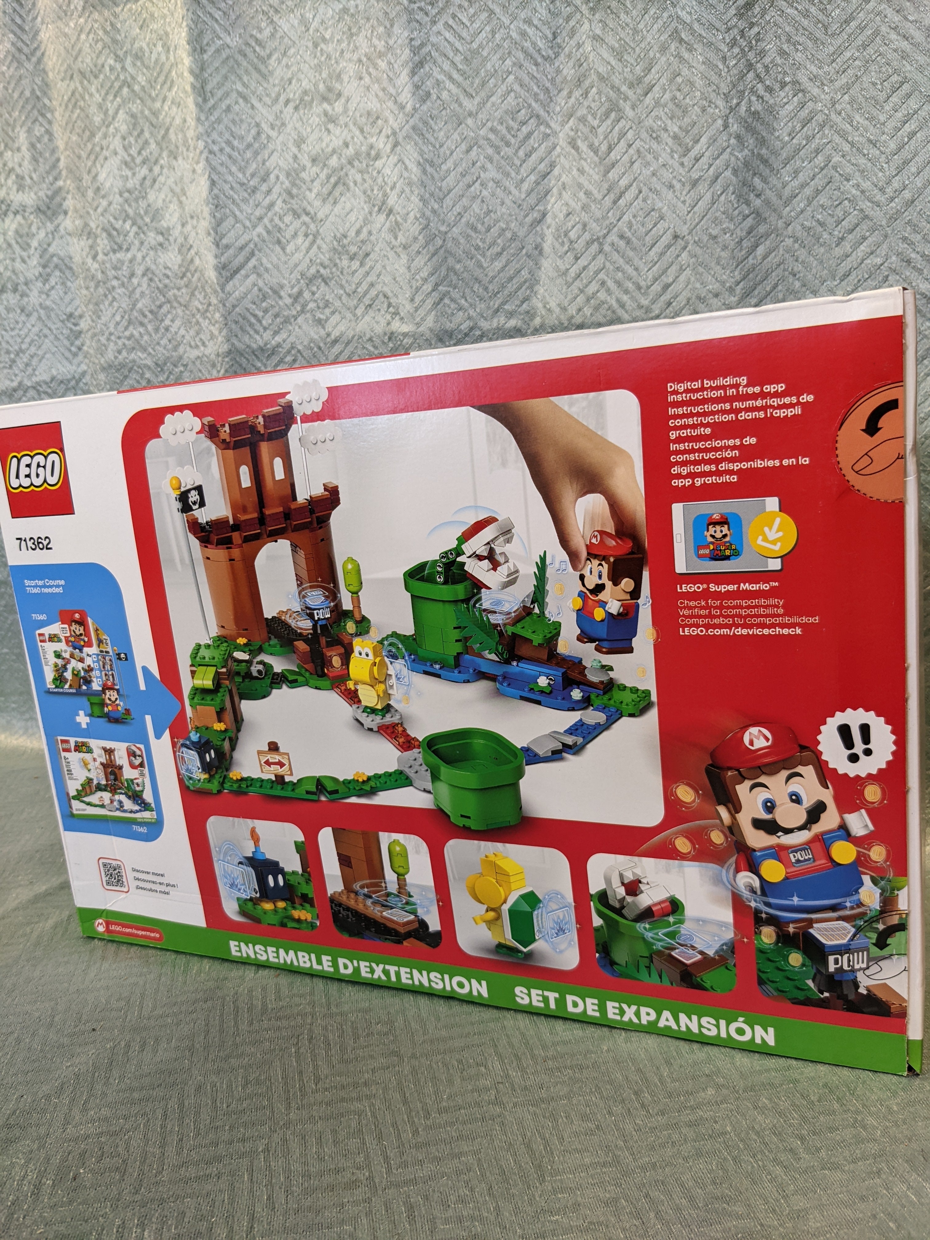 LEGO Super Mario Guarded Fortress Expansion Set 71362 Building Kit (7593217523950)