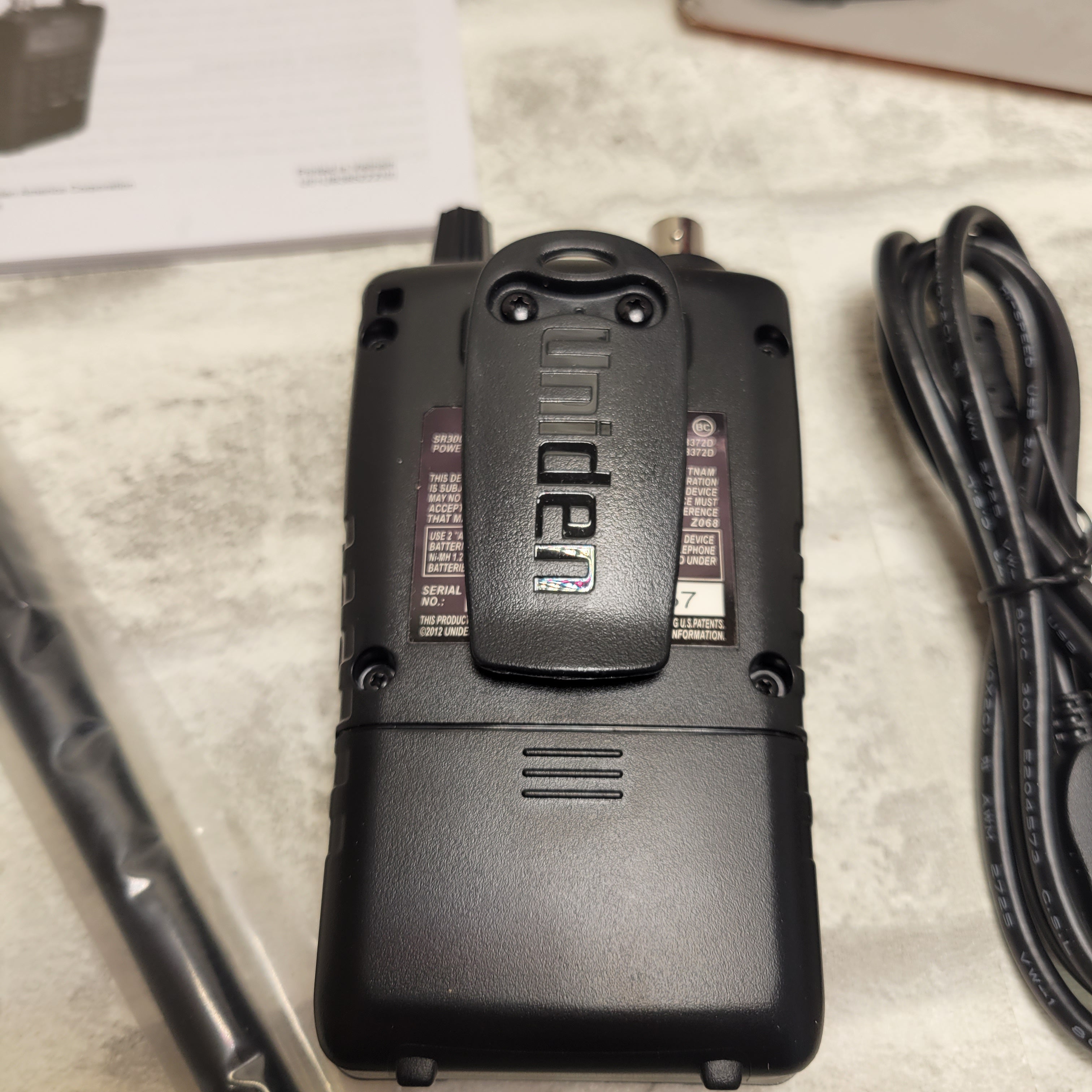 Uniden Bearcat SR30C, 500-Channel Compact Handheld Scanner (7619021504750)