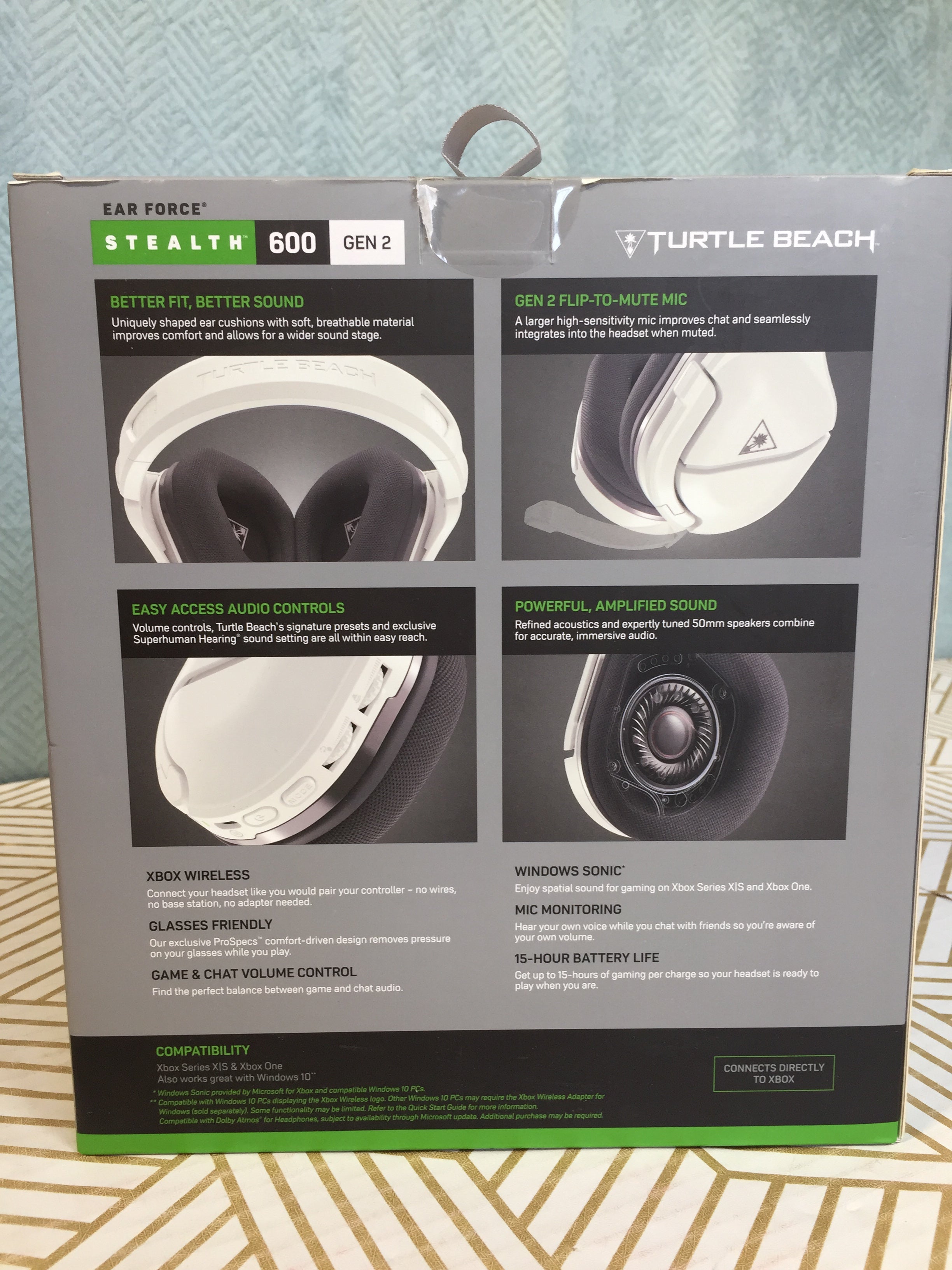 Turtle Beach Stealth 600 Gen 2 Wireless Gaming Headset - White *SEALED* (7913552249070)