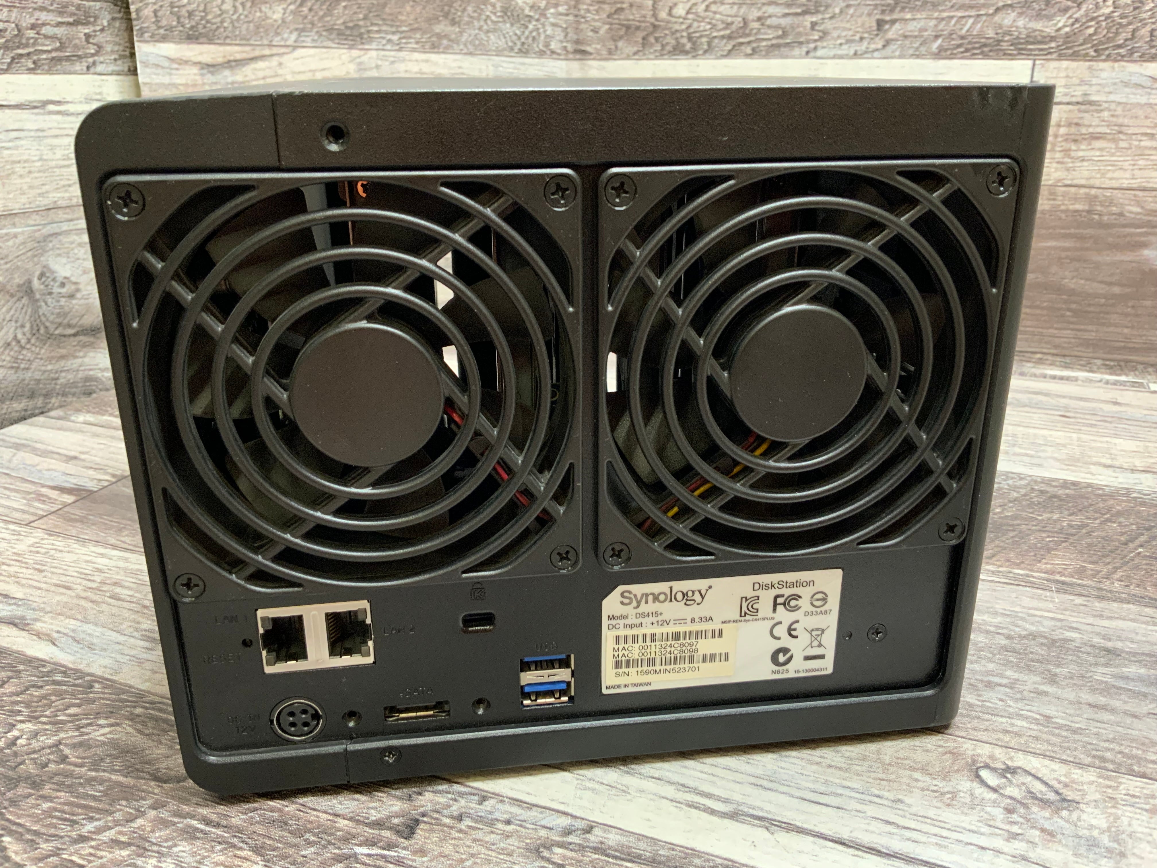 Synology DS415+ Diskstation 4-Bay, Diskless **FOR PARTS, AS IS, UNTESTED** (8095236194542)