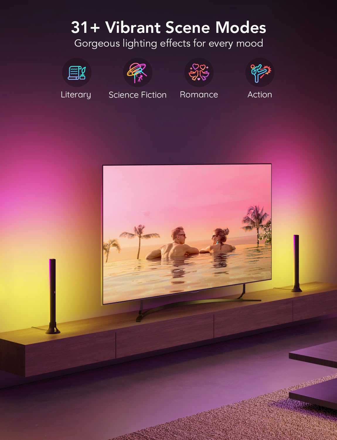 Govee LED Lightbar 31" RGBIC TV Lichtleiste F? Produktbild-Vorschau 6