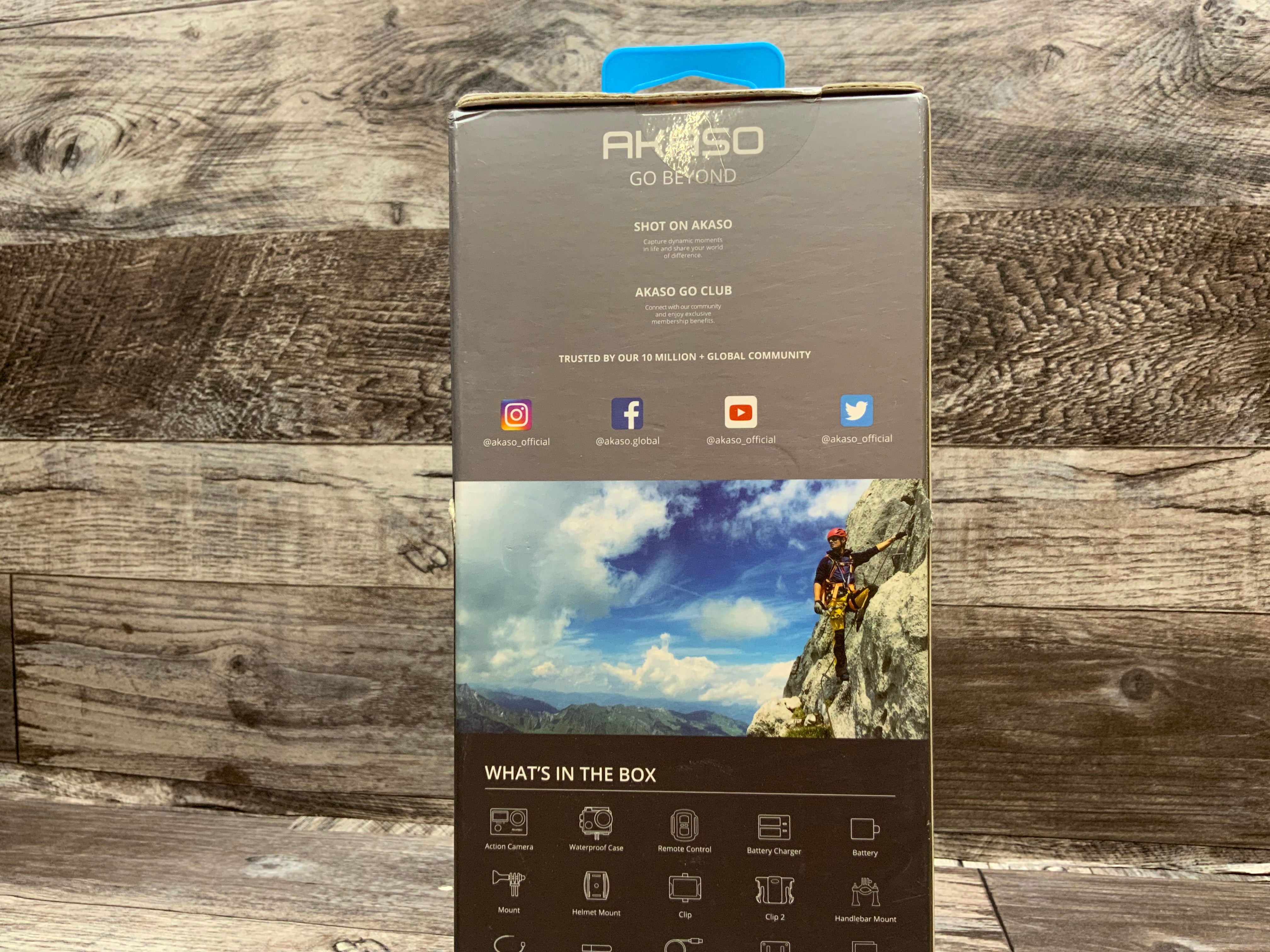 AKASO Brave 4 4K 20MP WiFi Action Camera Ultra HD with EIS 30m Waterproof Camera (8074073932014)