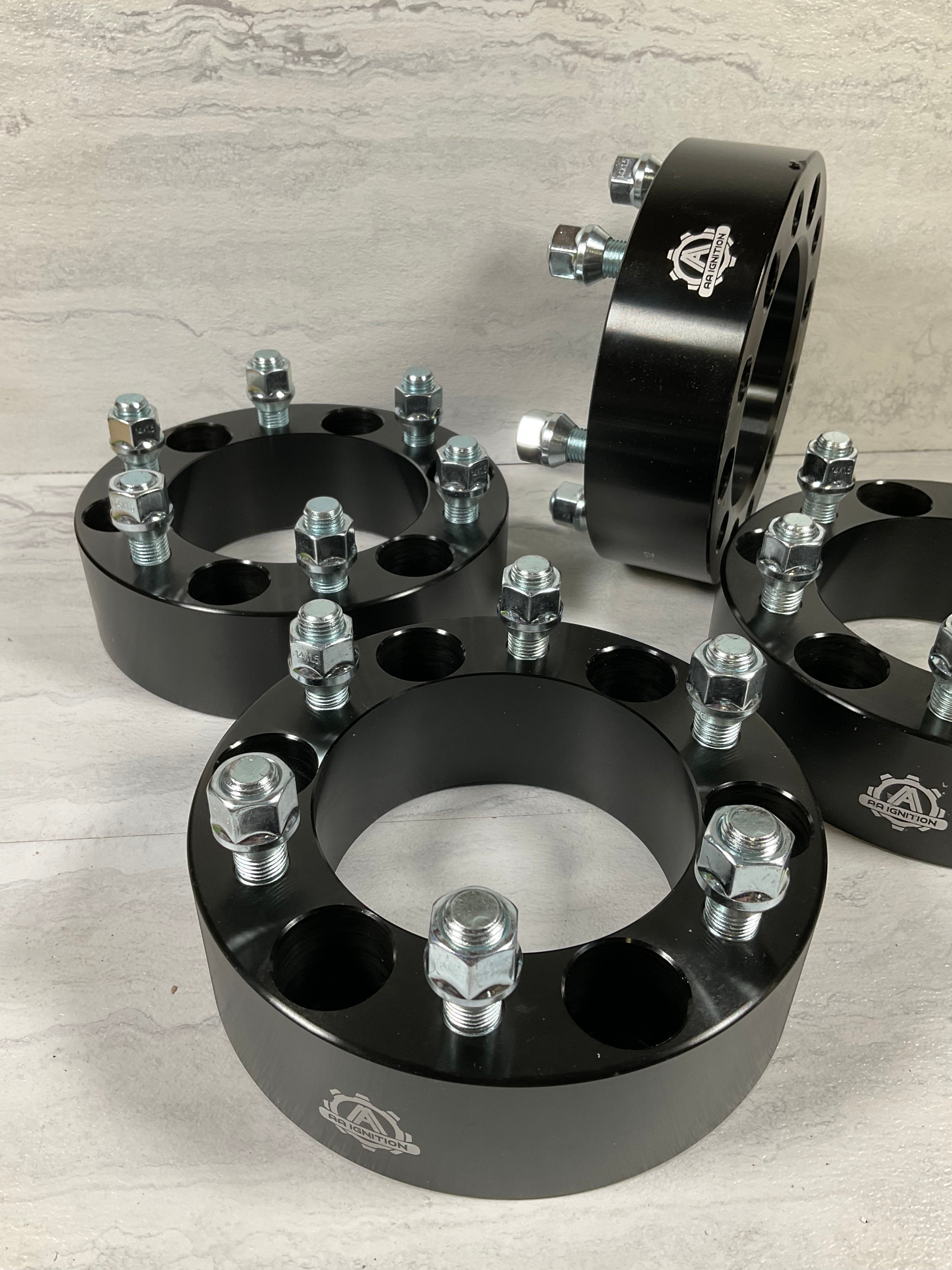 Wheel Spacer Set of 4-6 Lug 2 inches 50mm WheelCentric Adapter 6x5.5 (6958375436471)