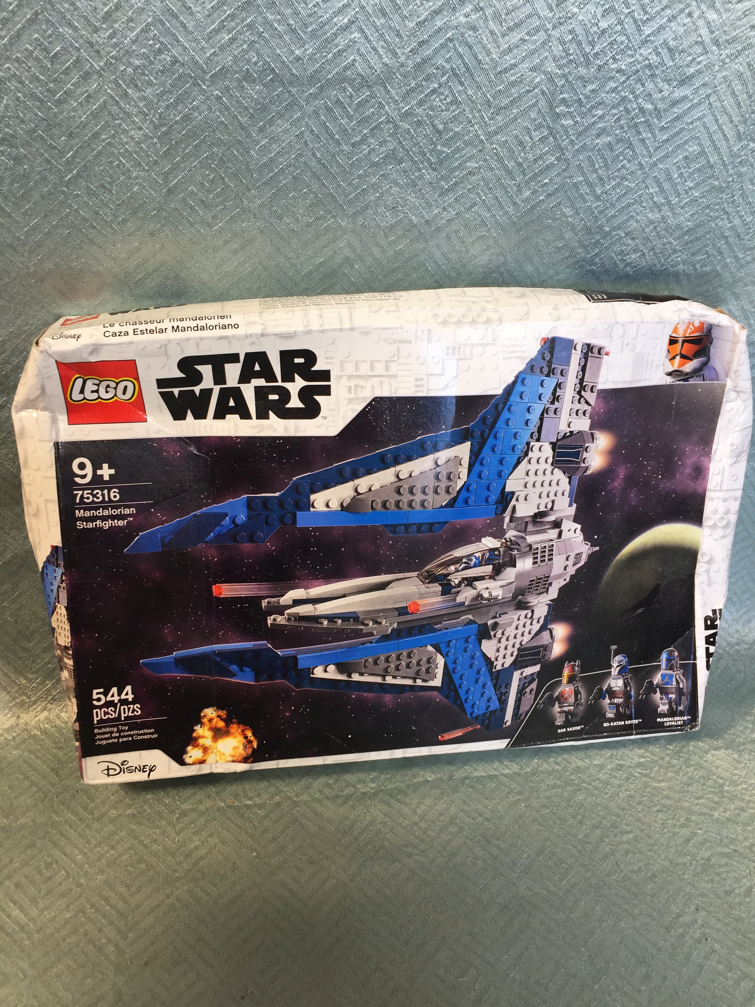 LEGO Star Wars Mandalorian Starfighter 75316 Awesome Toy Building Kit for Kids Featuring 3 Minifigures; New 2021 (544 Pieces) (7602378277102)