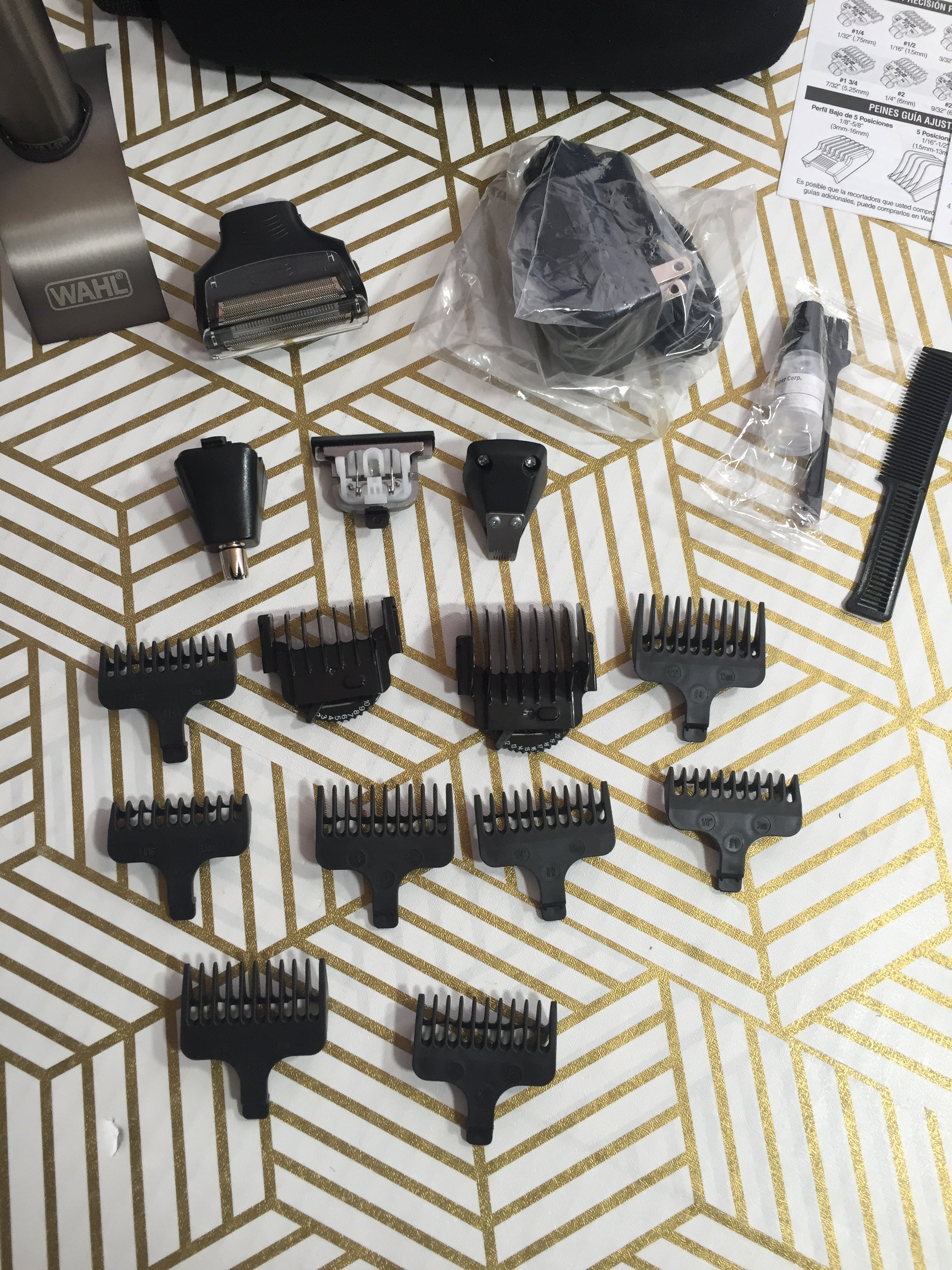 WAHL Stainless Steel Lithium Ion 2.0+ Slate Beard/Nose/Ear Trimmer 9864 (8026826375406)