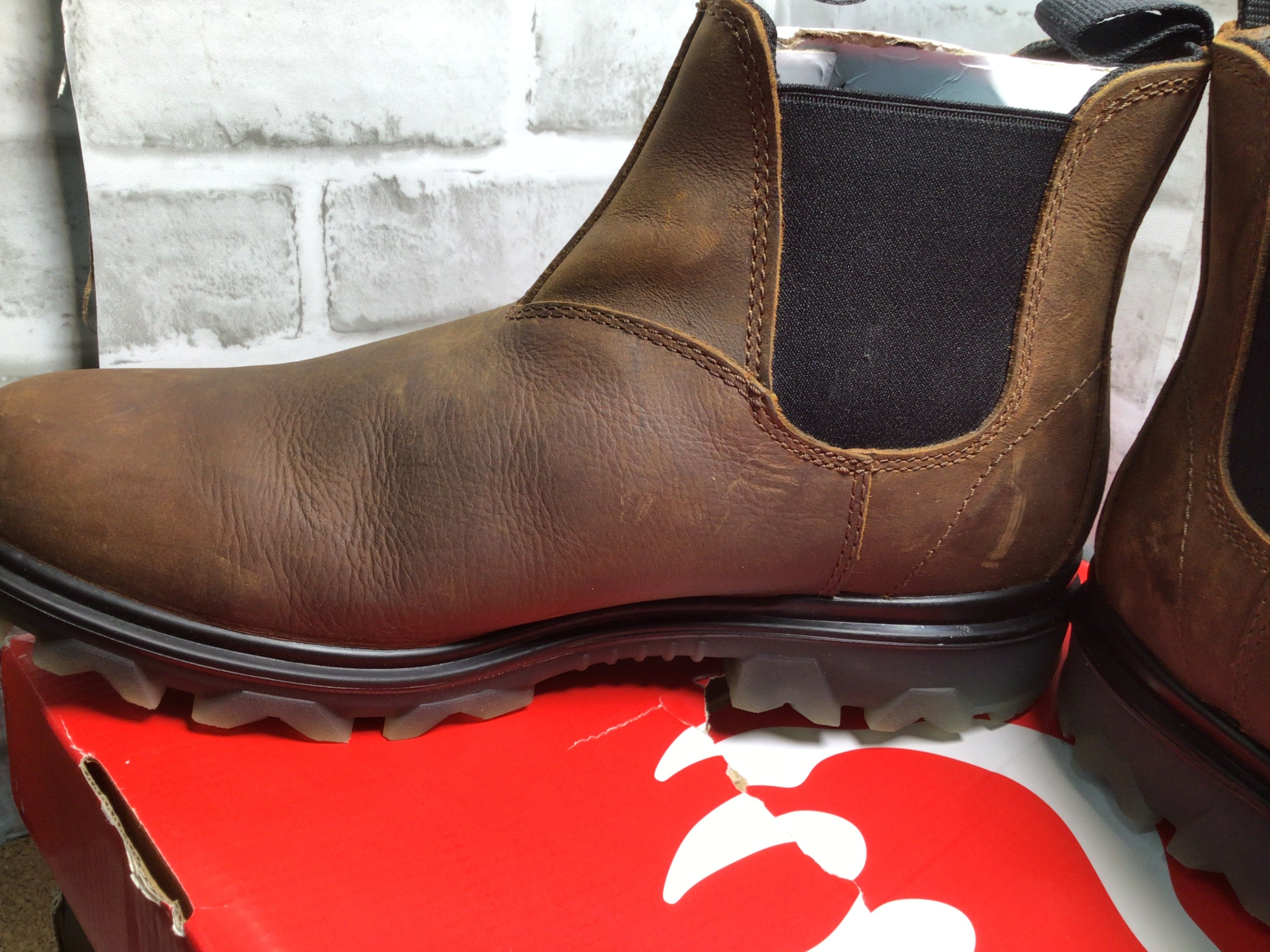 WOLVERINE Men's I-90 Waterproof /Toe Romeo Slip-on Construction size 9.5 (7892284375278)