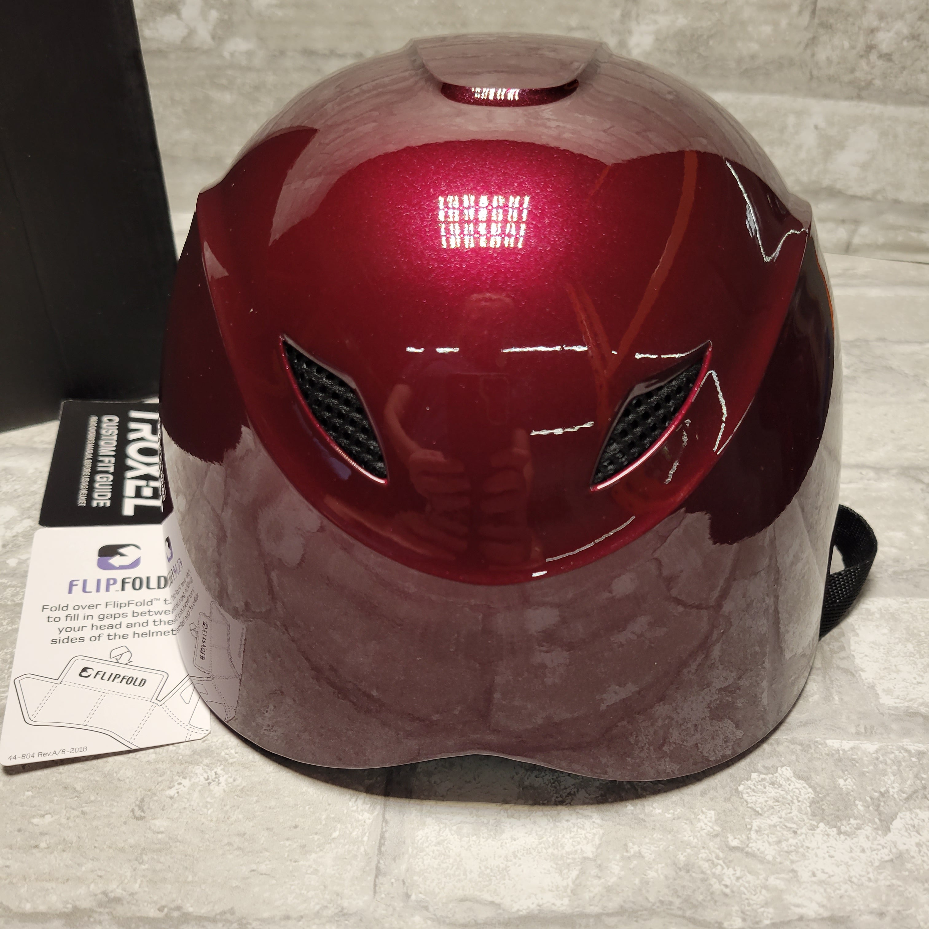 Troxel Liberty Helmet Ruby Red Low Profile Horse Riding Helmet Equestrian, Small (8069368807662)
